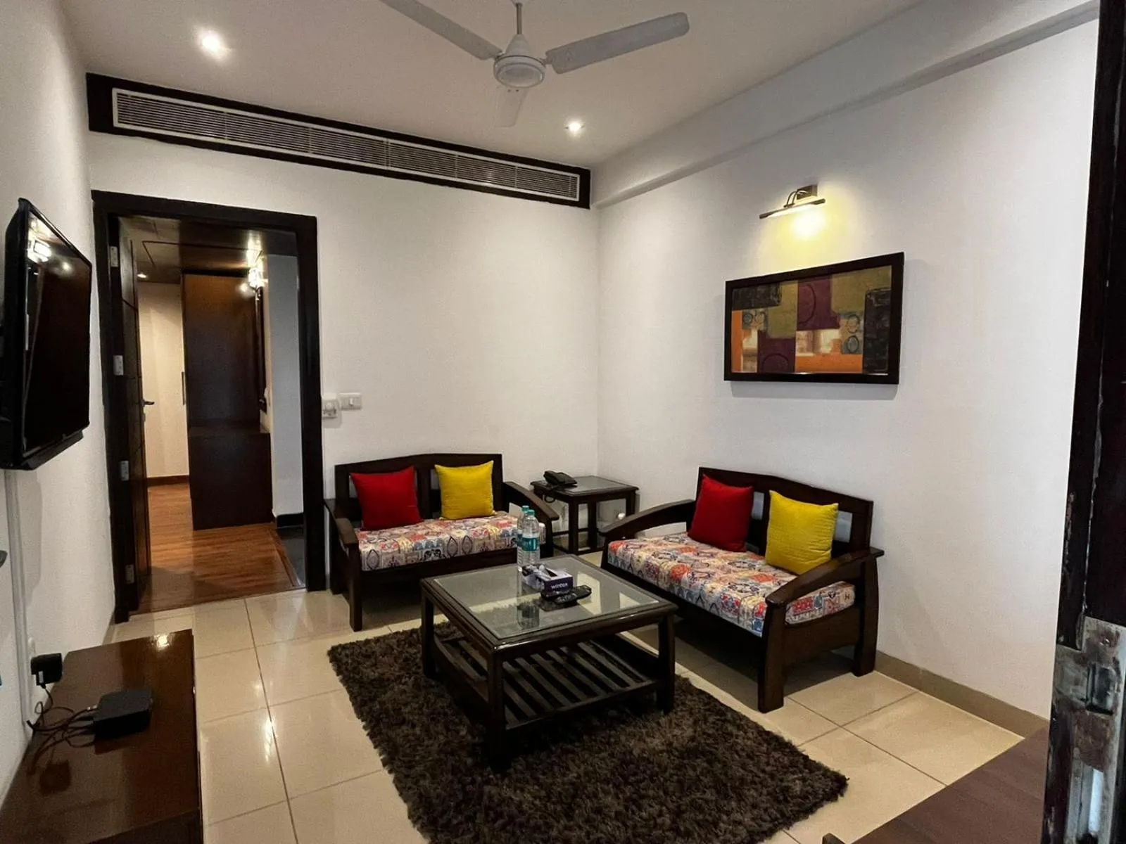 Living room in Yuhi Suites