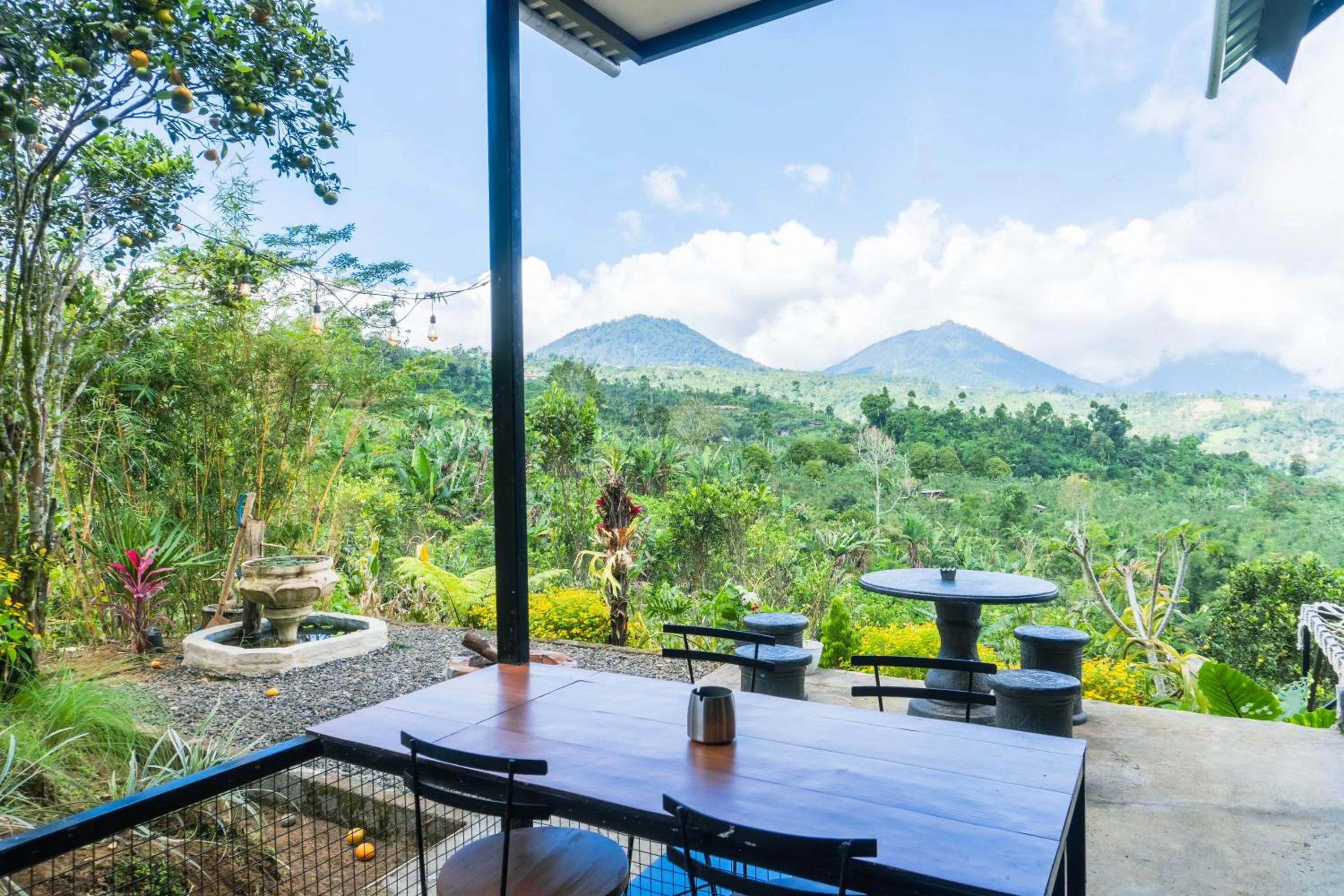 Garden view in Alam Kita Glamping & Plantation