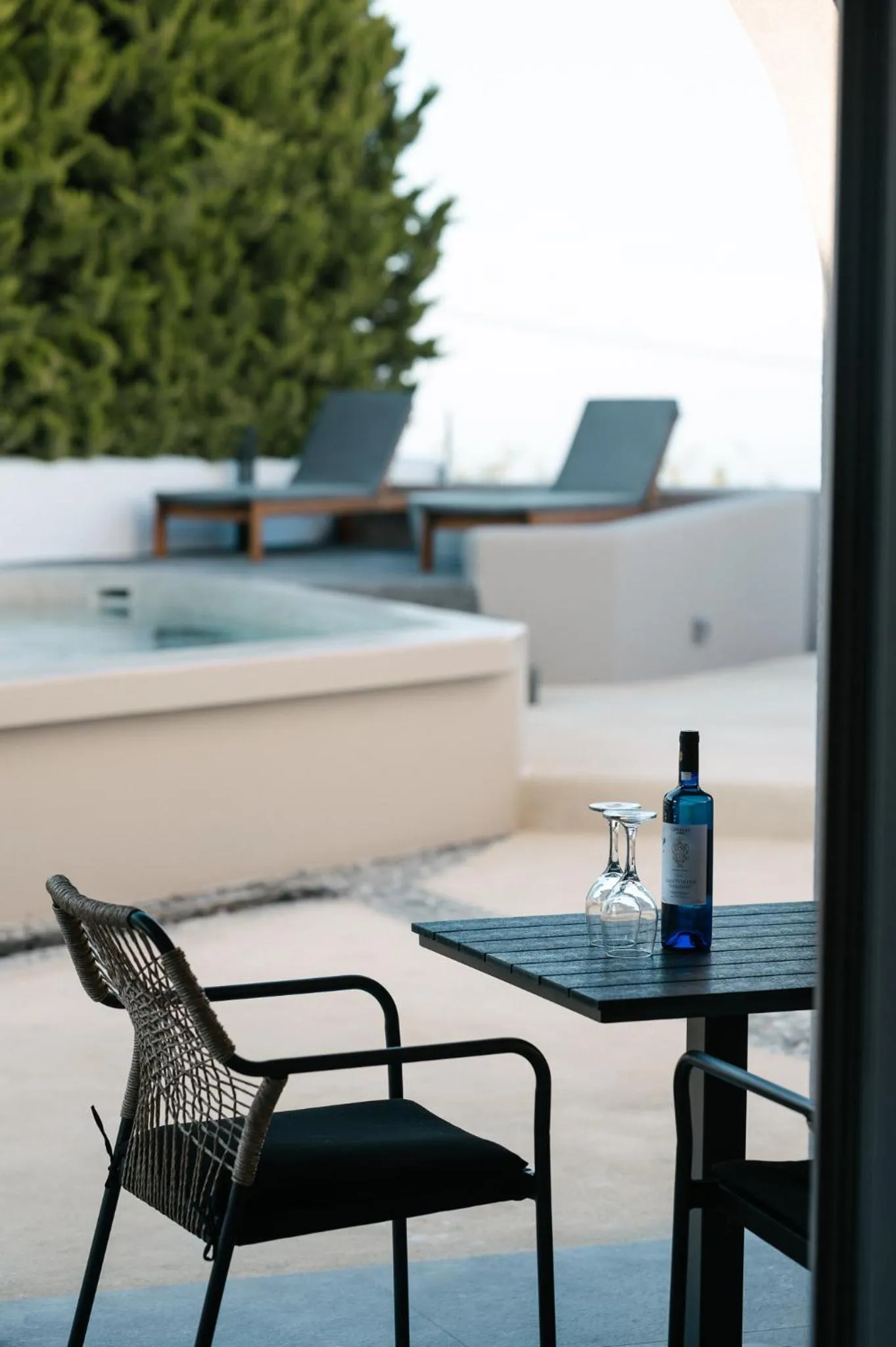 Patio in Elements Cozy Suites Pyrgos