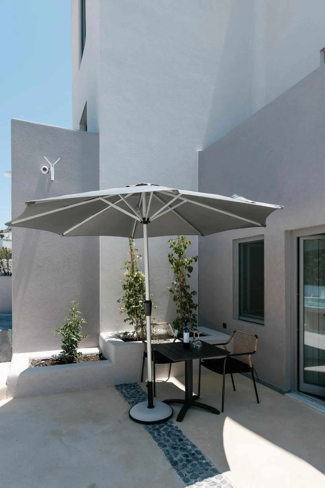 Patio in Elements Cozy Suites Pyrgos