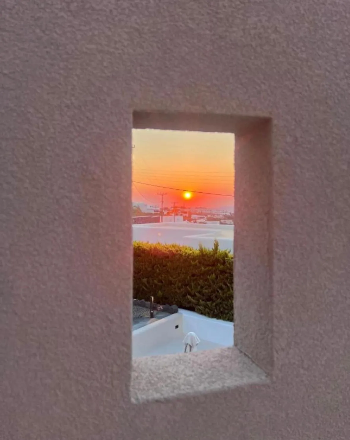 Sunset in Elements Cozy Suites Pyrgos