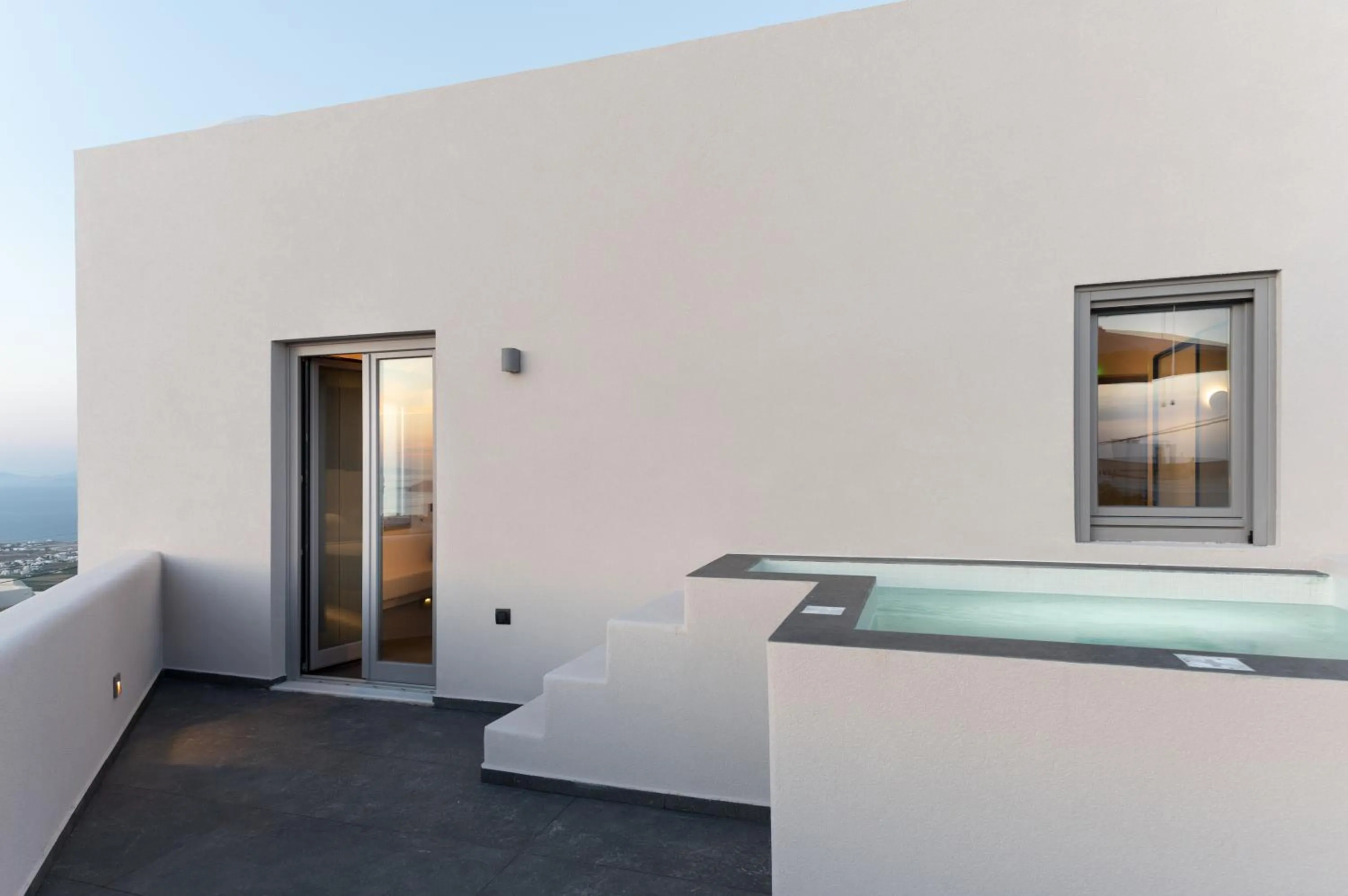 Balcony/Terrace in Elements Cozy Suites Pyrgos