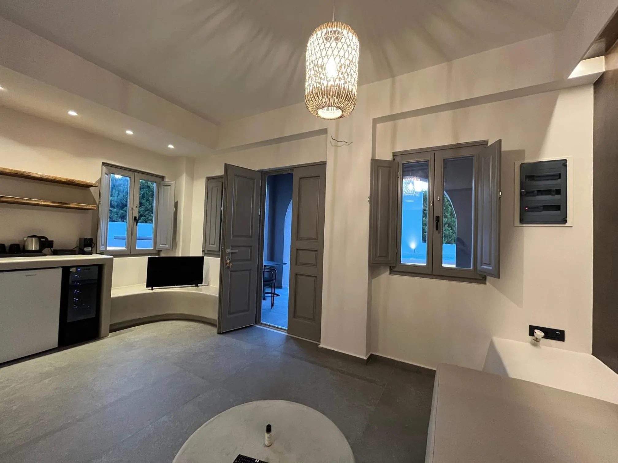 Bedroom in Elements Cozy Suites Pyrgos