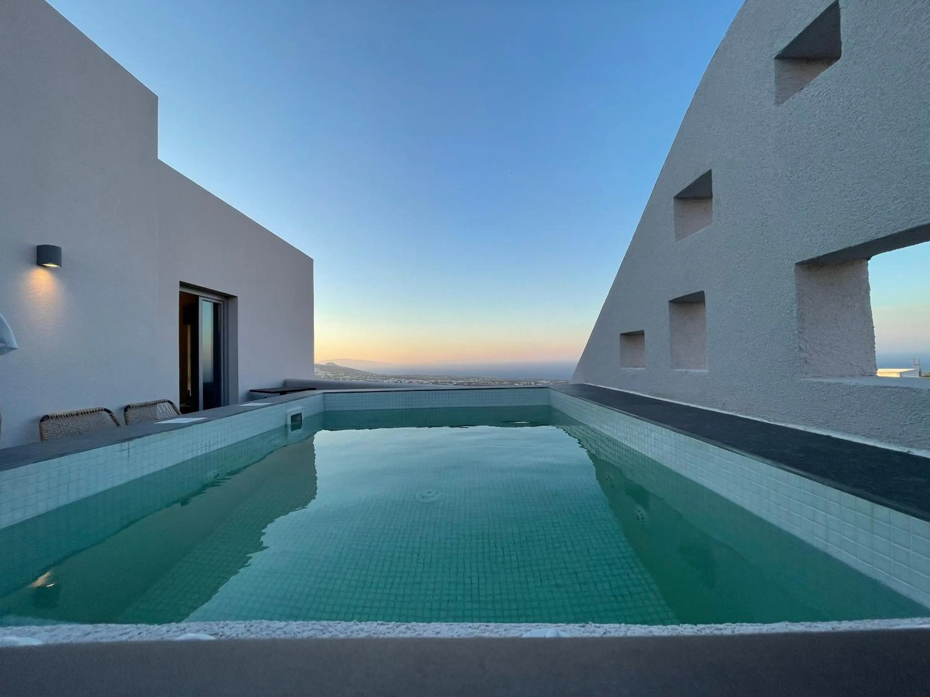 Sunset in Elements Cozy Suites Pyrgos