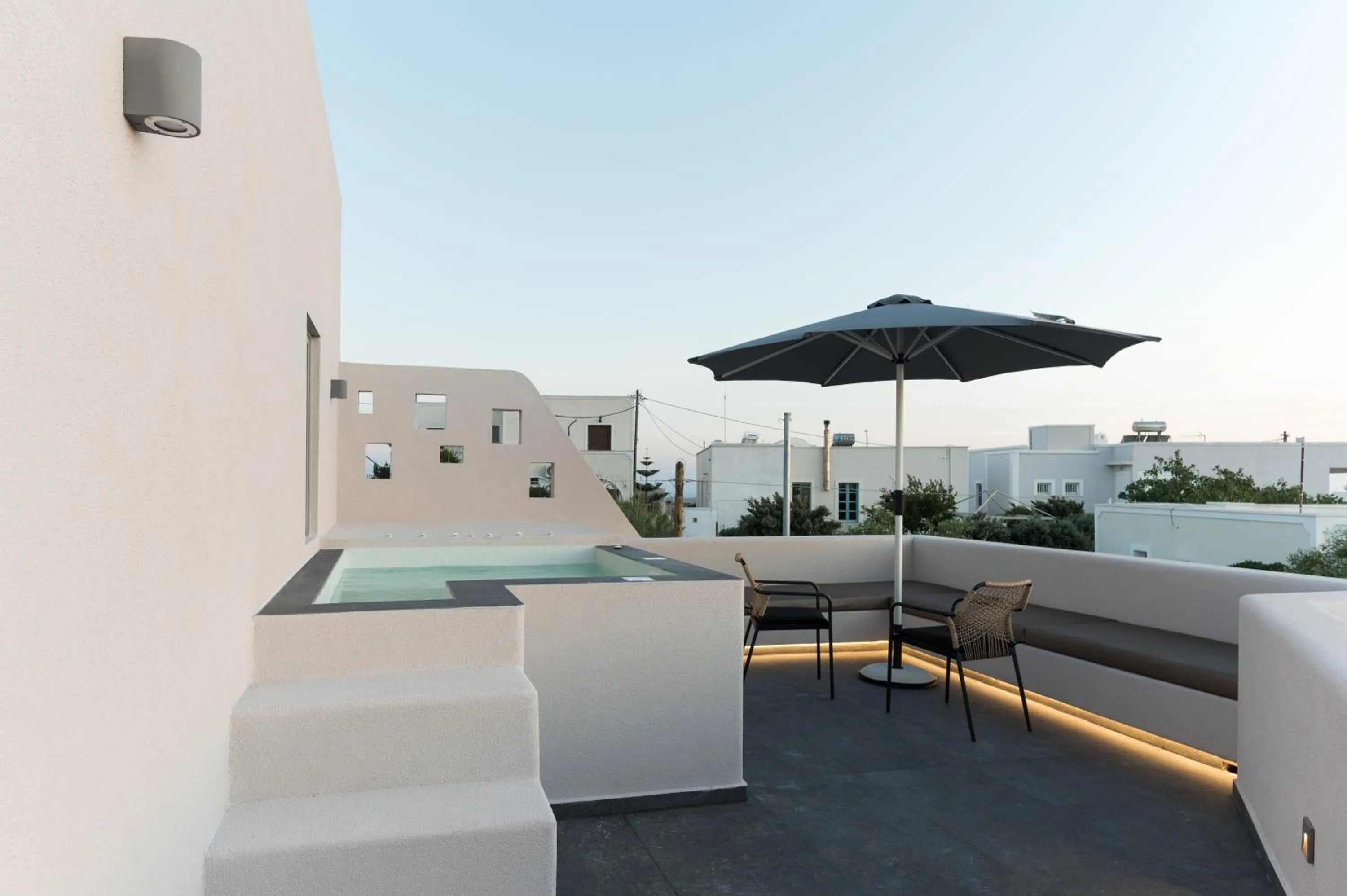 Balcony/Terrace in Elements Cozy Suites Pyrgos