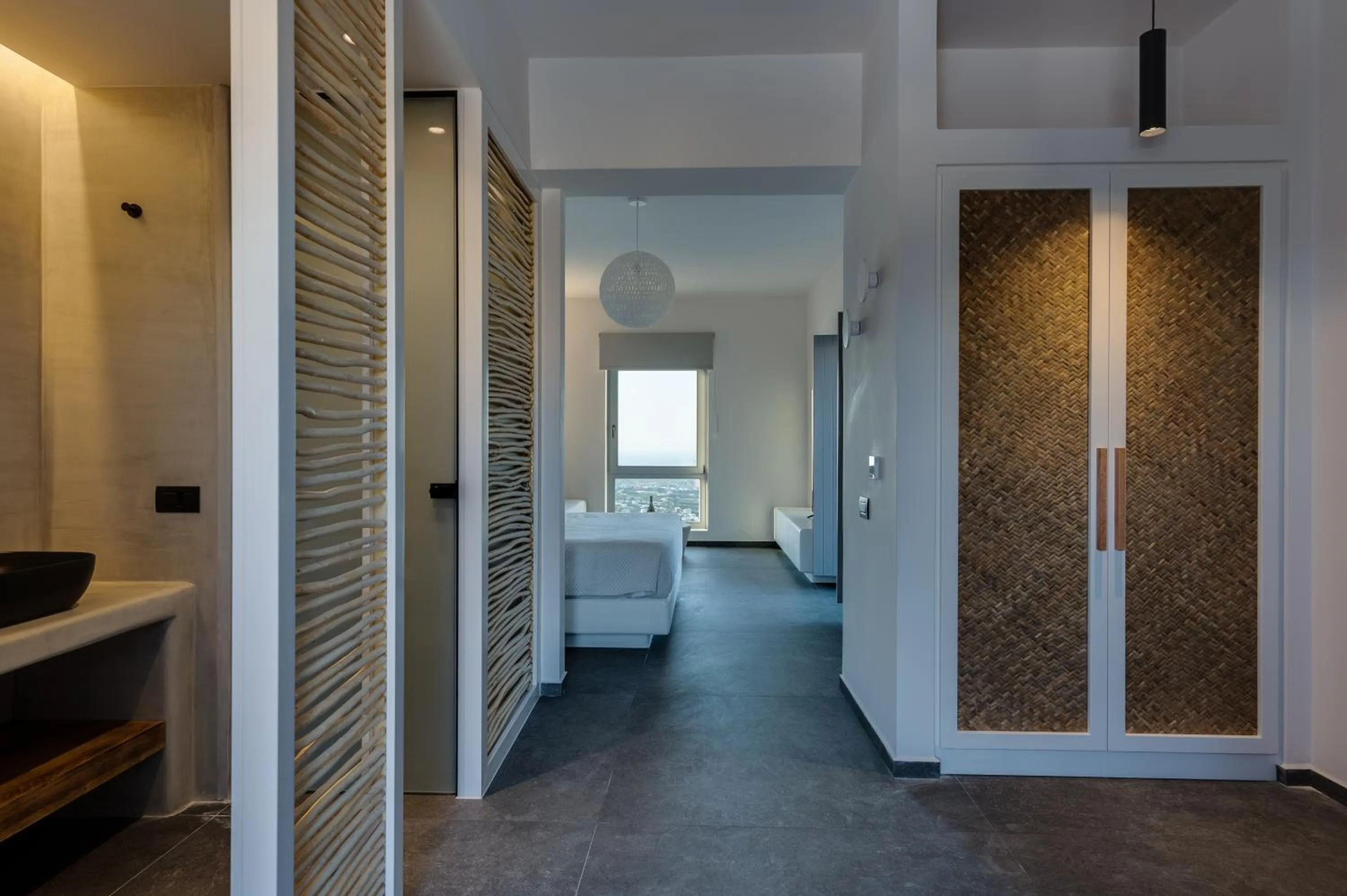 Bedroom, Bed in Elements Cozy Suites Pyrgos