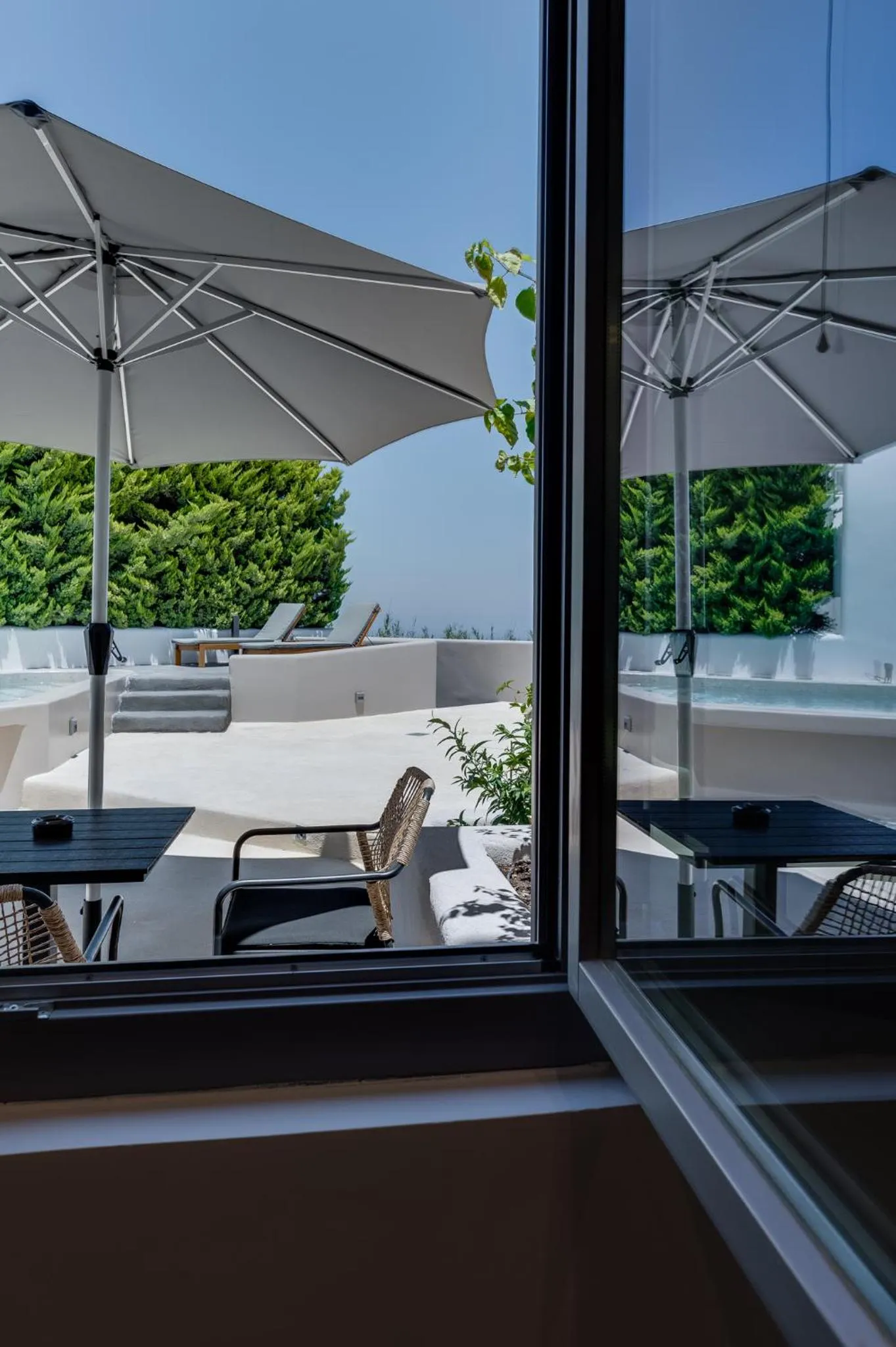 Balcony/Terrace in Elements Cozy Suites Pyrgos