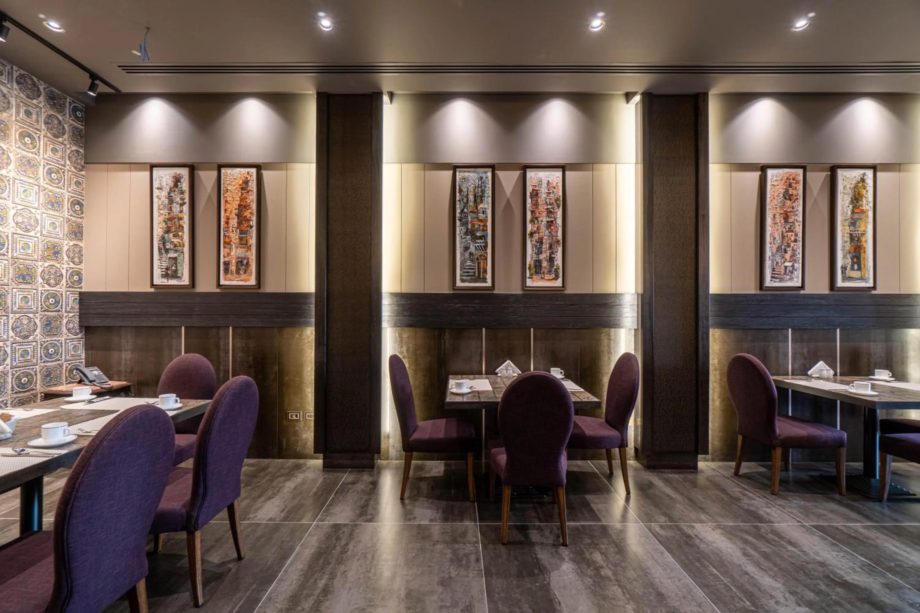 Restaurant/places to eat in Ambassador, a Boutique Hotel