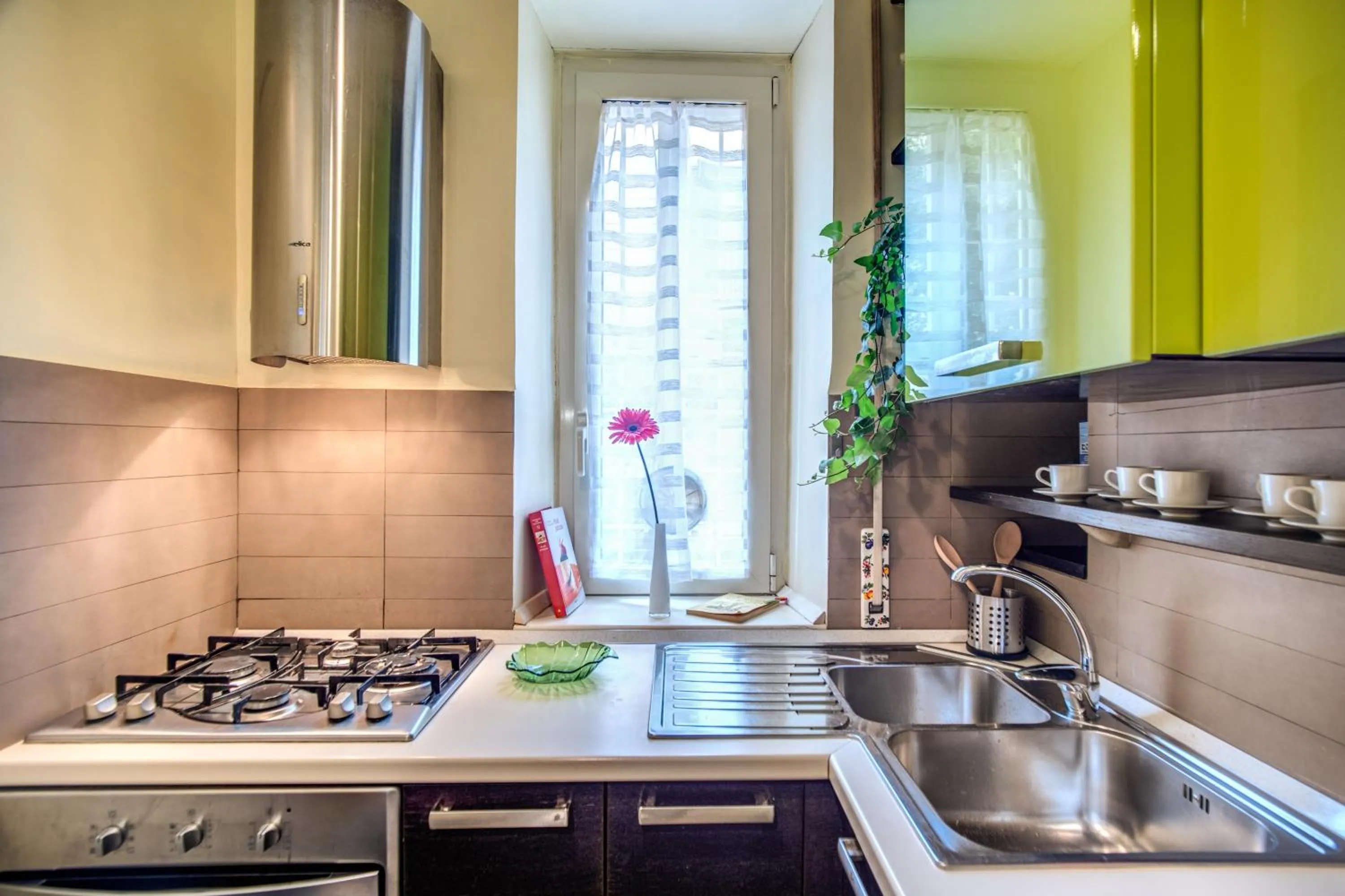 Kitchen or kitchenette in Gianicolo Miracle Suite