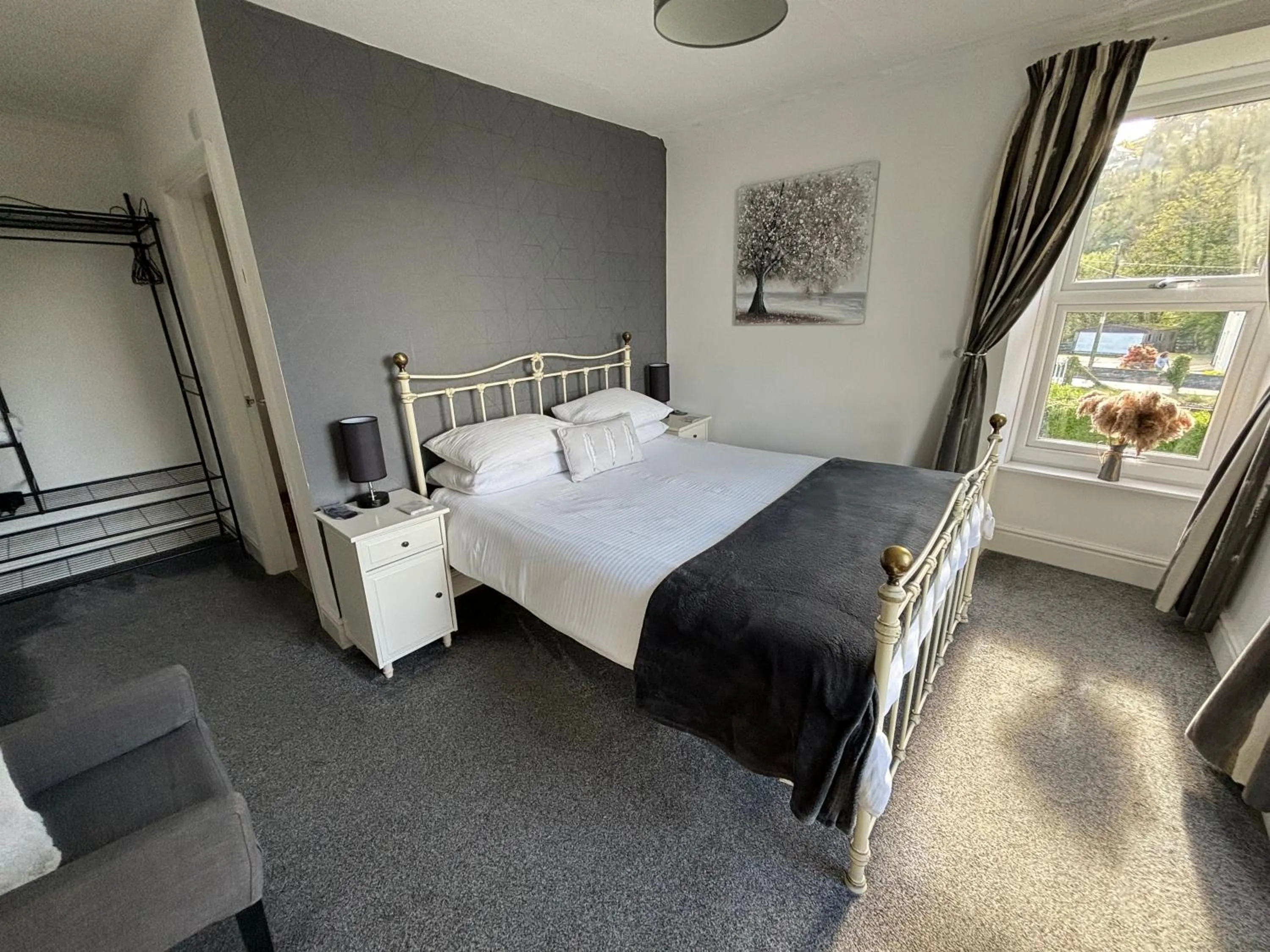 Bed in The Queens Hotel Harlech