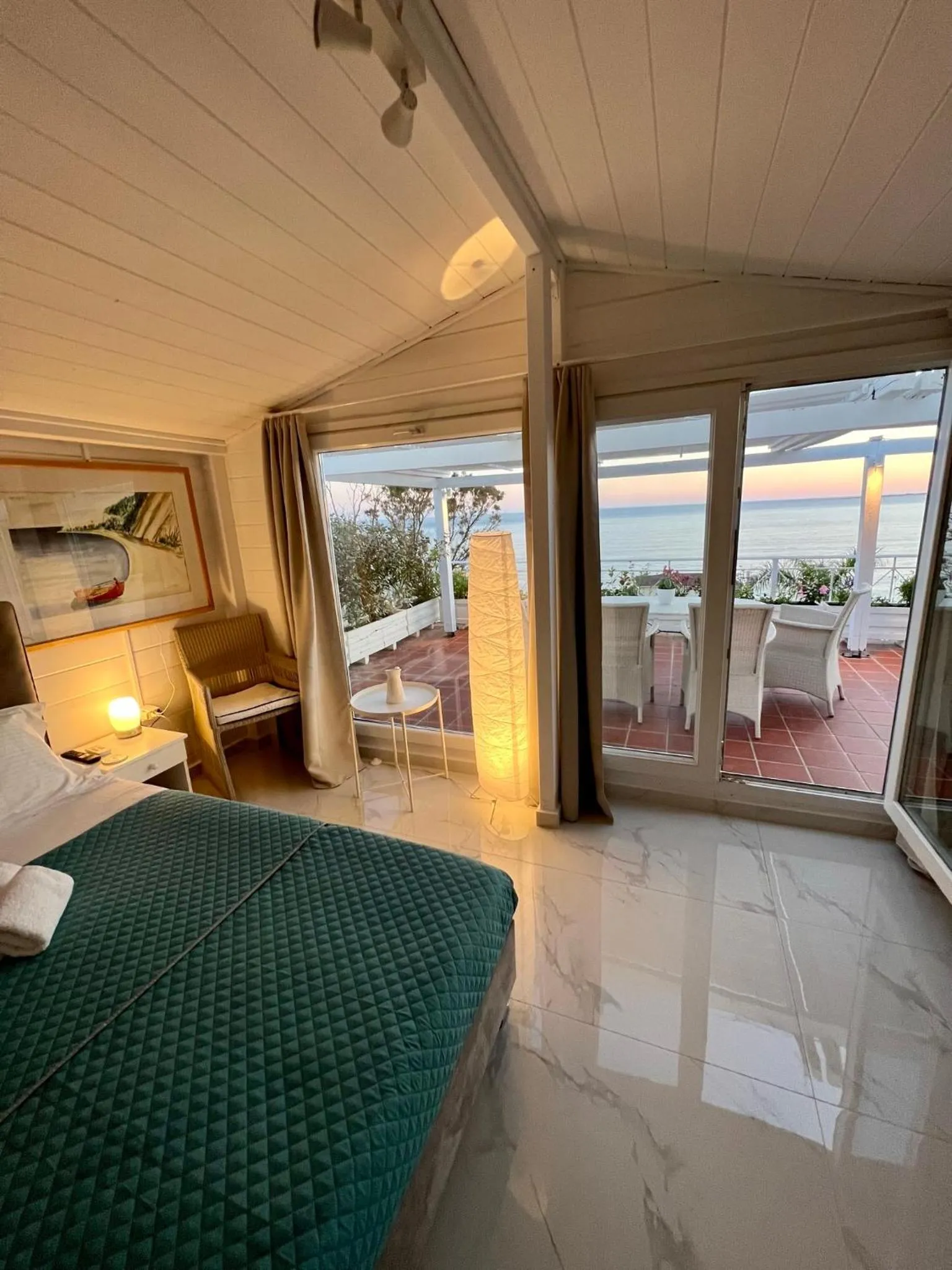 View (from property/room), Bed in Stavento Apartments