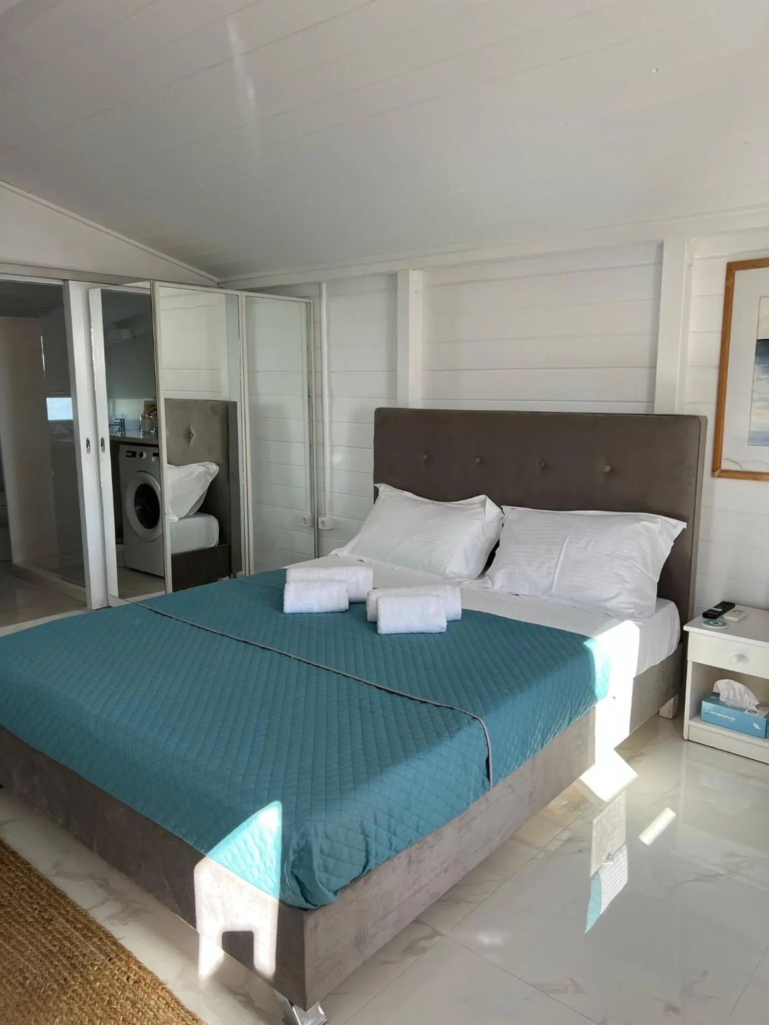Bedroom, Bed in Stavento Apartments