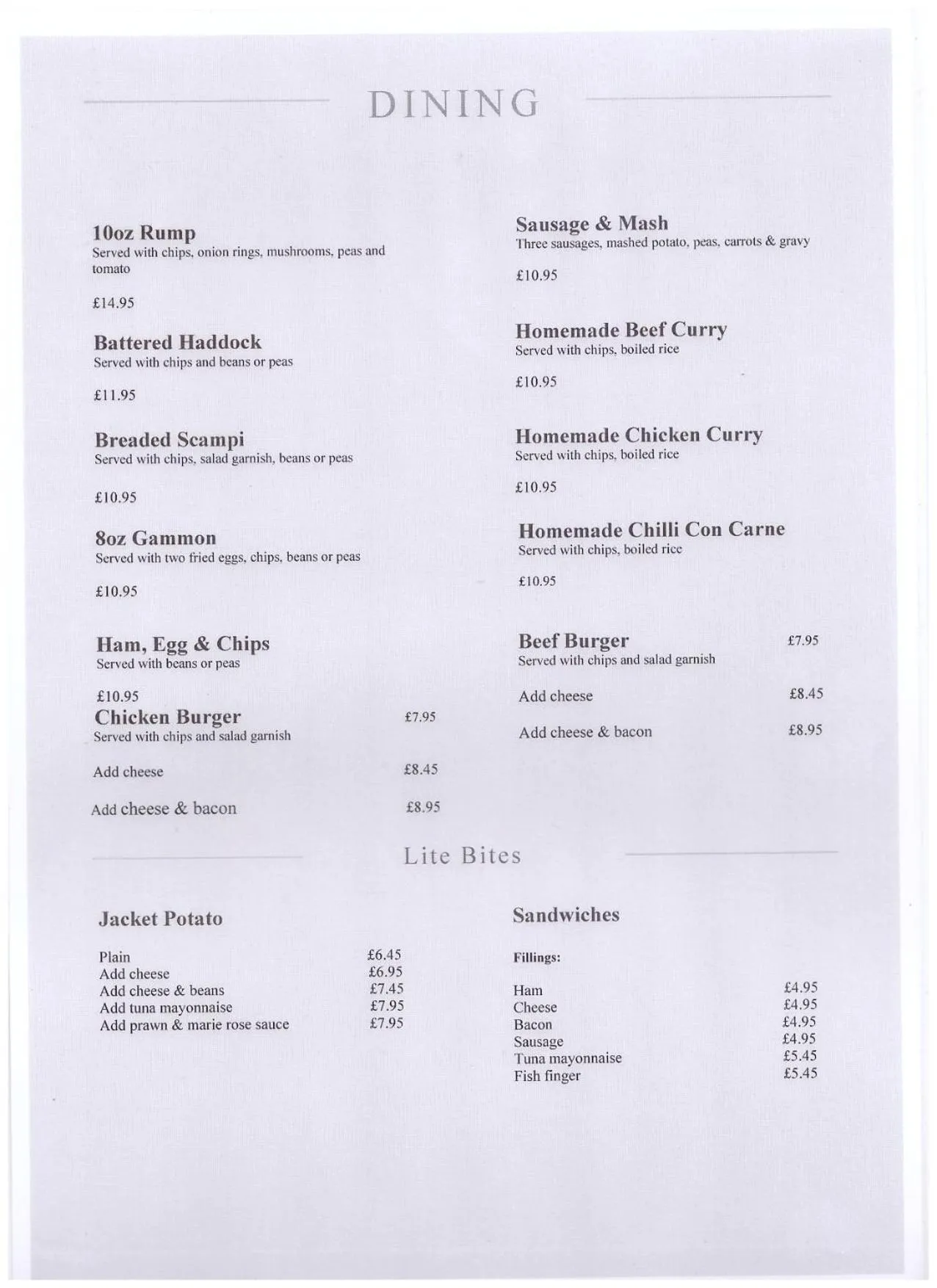 Dining area in The Swan Hotel