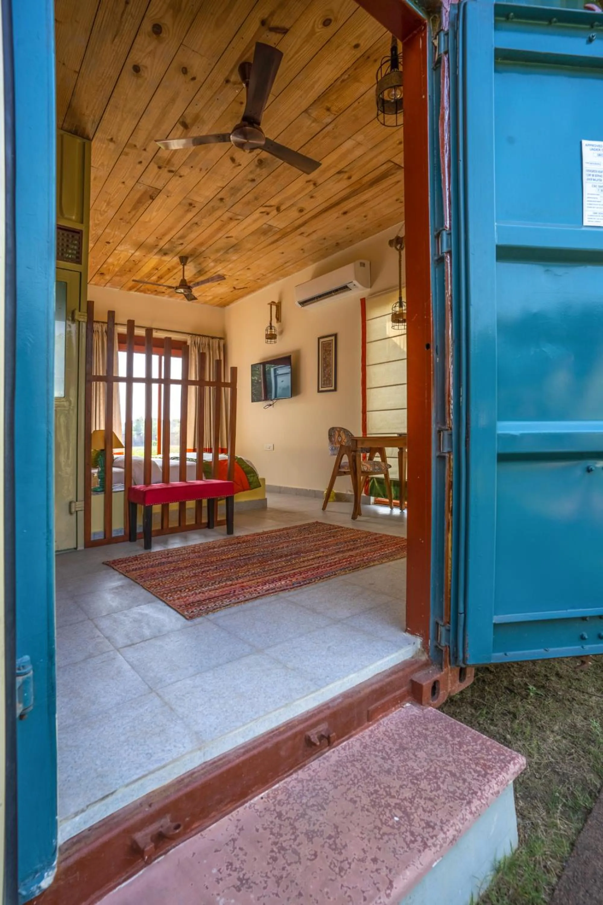 Facade/entrance in Tree of Life Ecotainers Agra