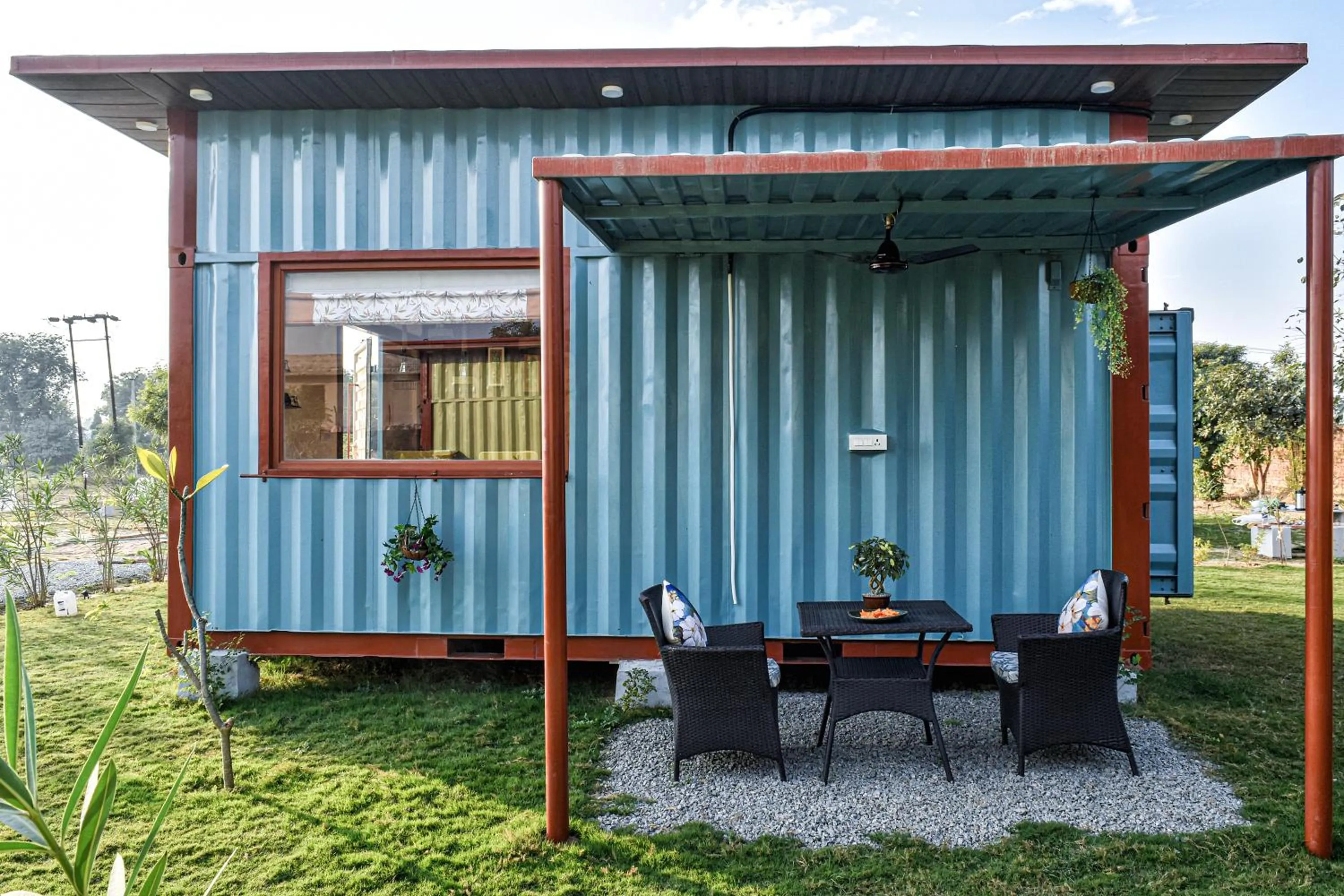 Patio in Tree of Life Ecotainers Agra