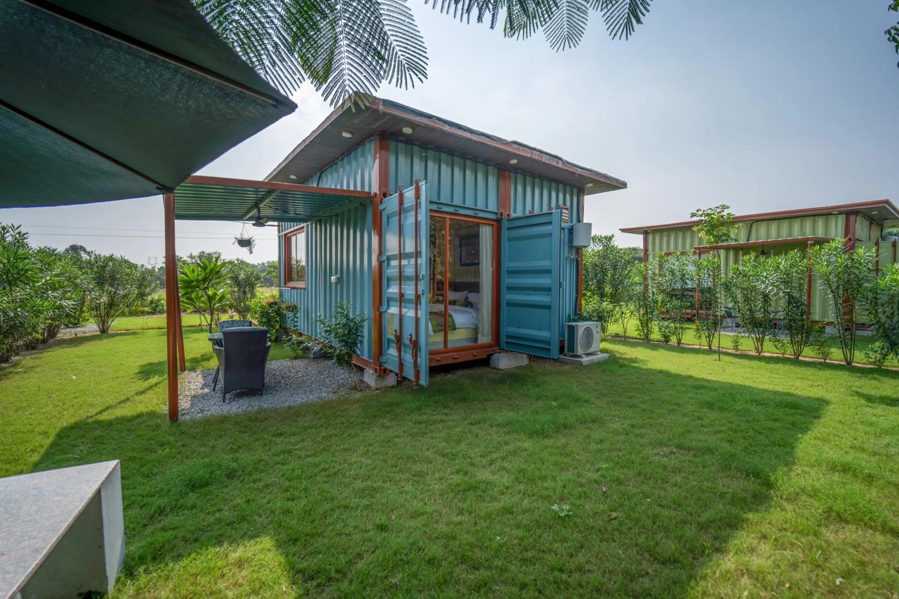 Garden in Tree of Life Ecotainers Agra