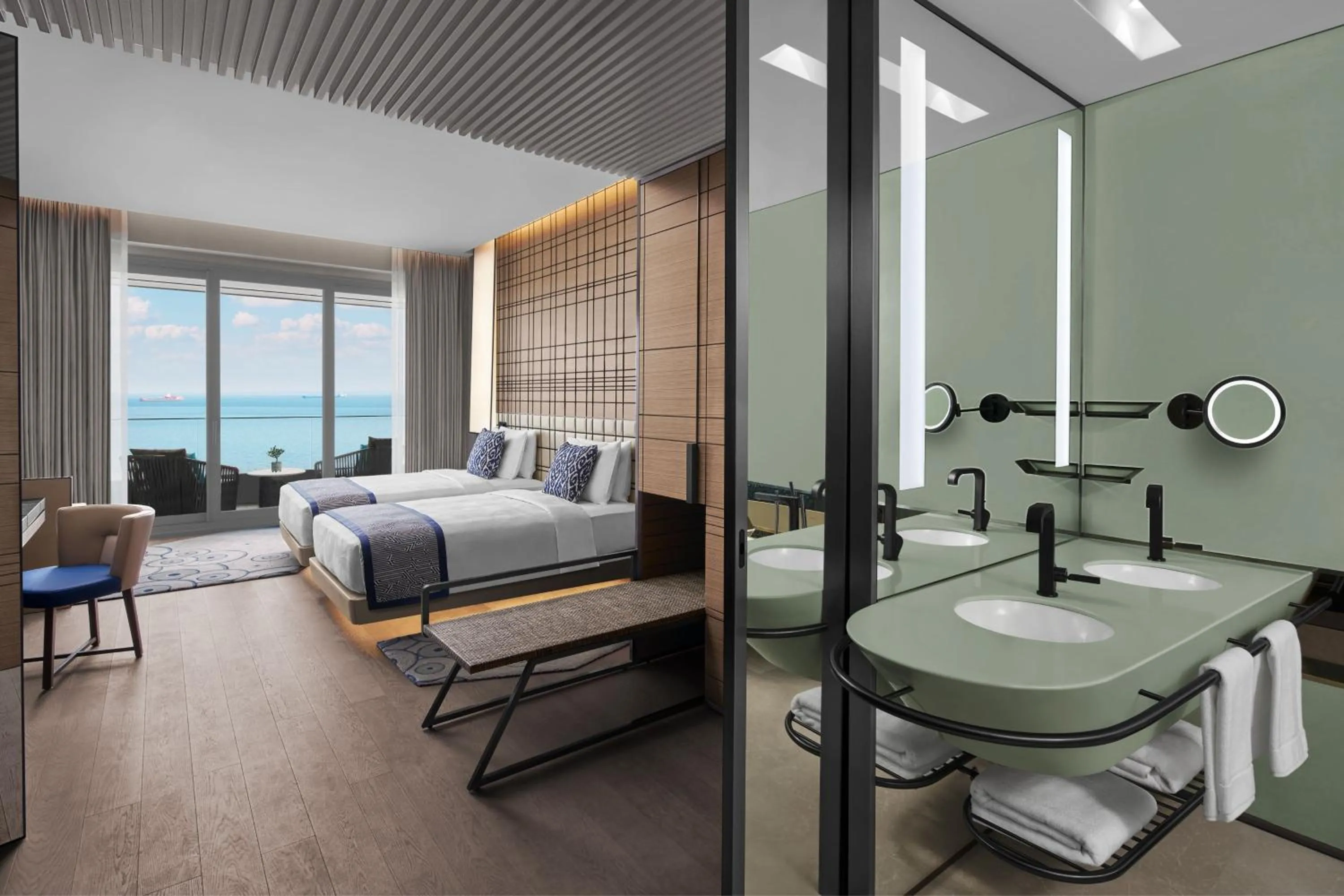 Photo of the whole room, Bed in JW Marriott Hotel Istanbul Marmara Sea