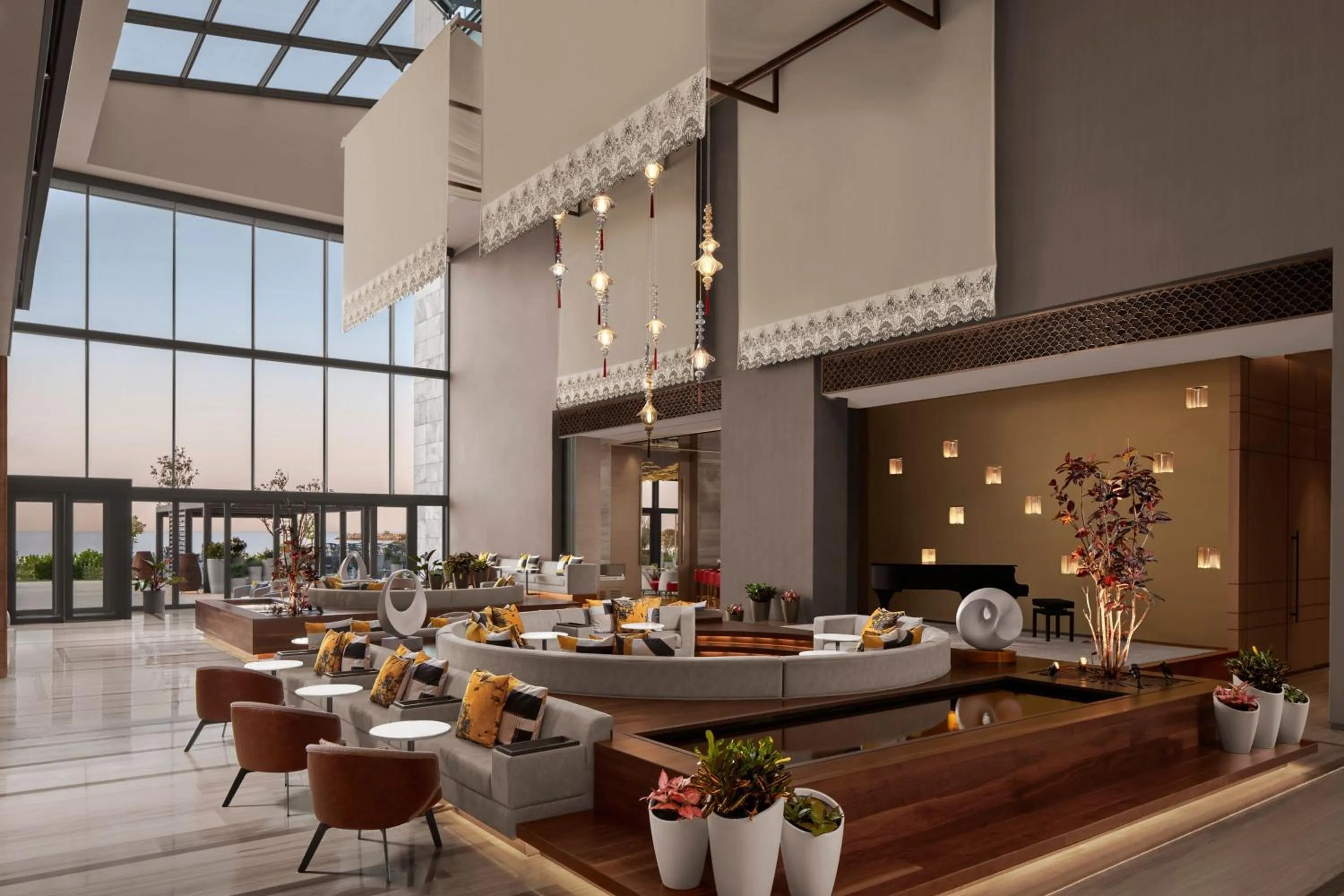 Lobby or reception in JW Marriott Hotel Istanbul Marmara Sea