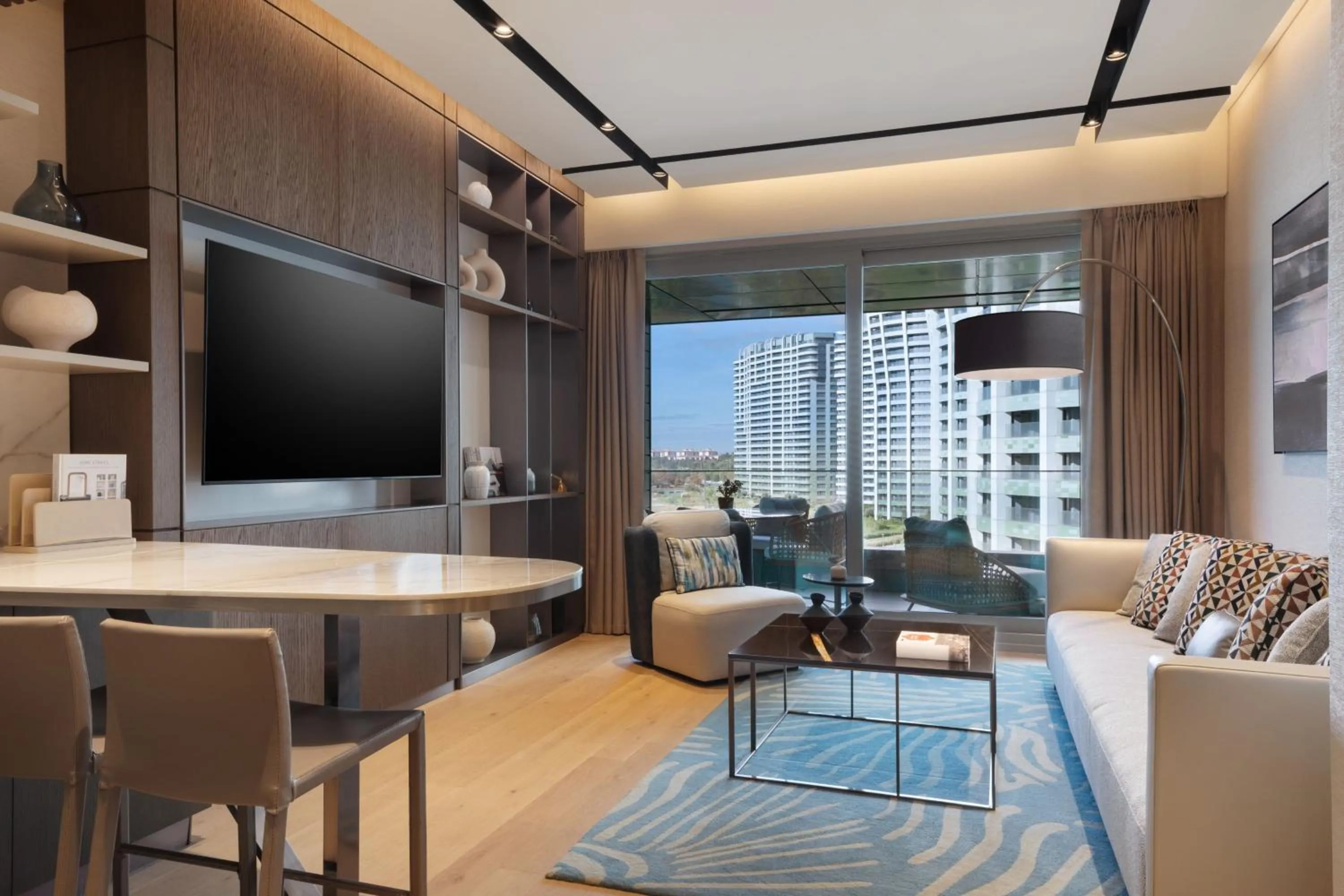 Living room in JW Marriott Hotel Istanbul Marmara Sea