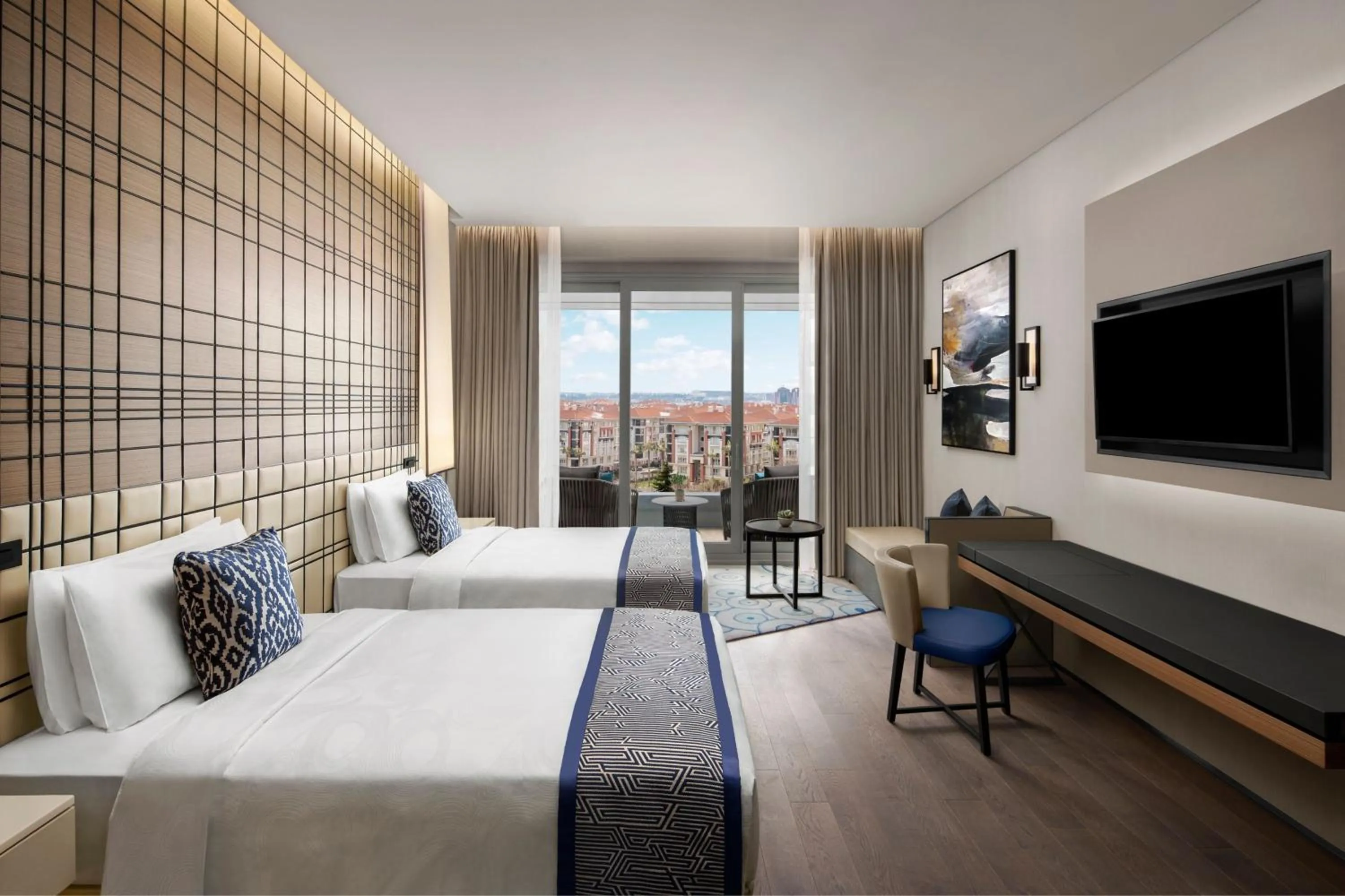 Photo of the whole room, Bed in JW Marriott Hotel Istanbul Marmara Sea