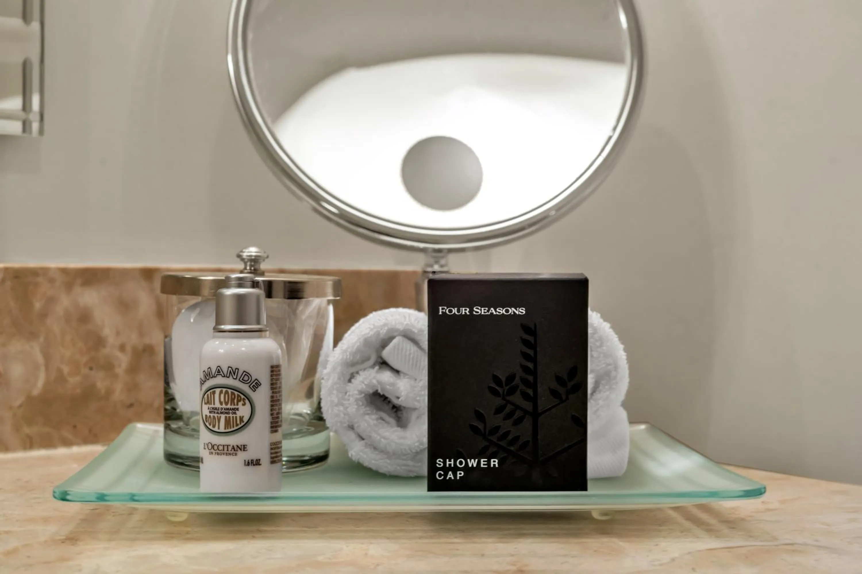 Bathroom in 2 Bedroom OR King Studio Suites Four Seasons Hotel Miami Free Wi-Fi & Free Parking