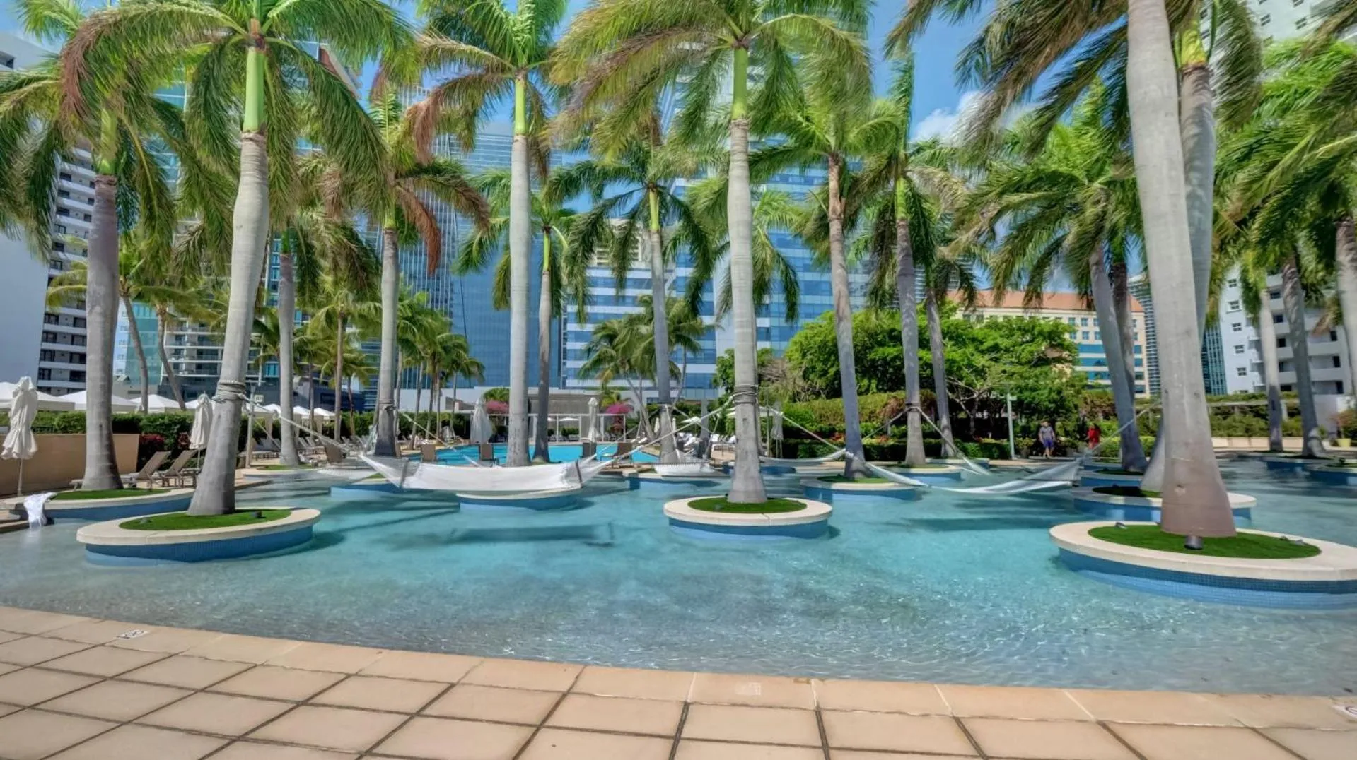 Swimming pool in 2 Bedroom OR King Studio Suites Four Seasons Hotel Miami Free Wi-Fi & Free Parking
