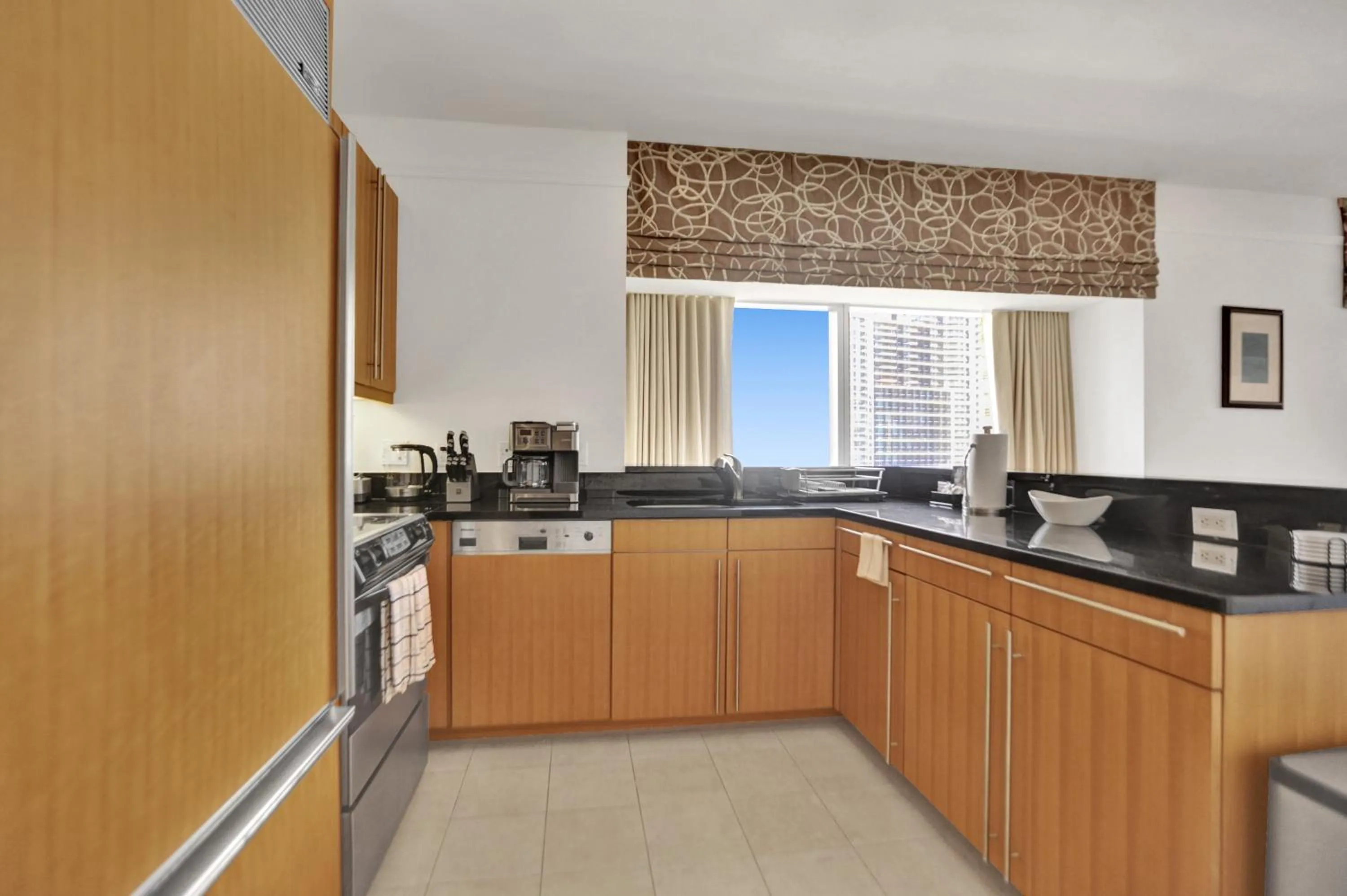Kitchen or kitchenette in 2 Bedroom OR King Studio Suites Four Seasons Hotel Miami Free Wi-Fi & Free Parking