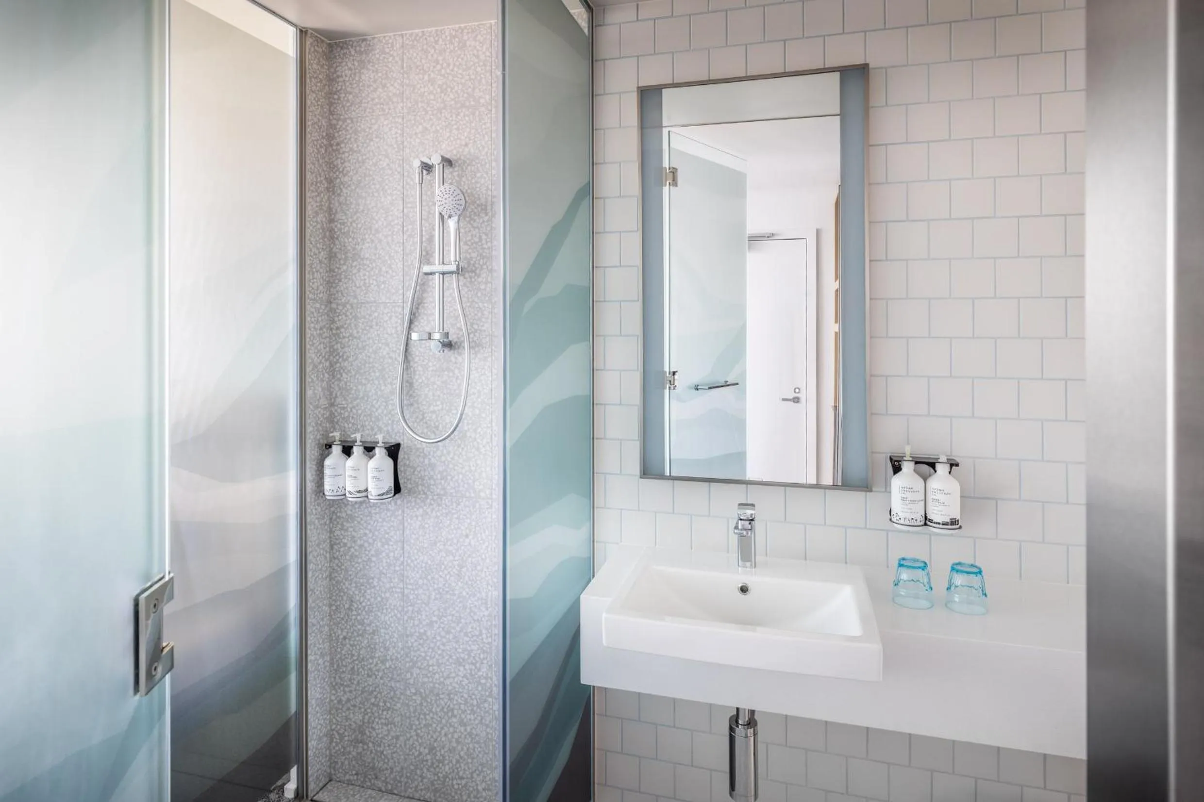 Shower in Holiday Inn Express Auckland City Centre by IHG