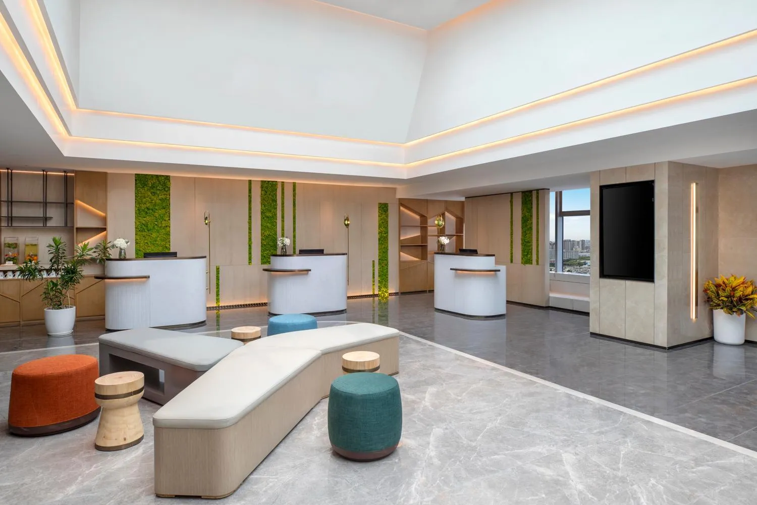 Lobby or reception in EVEN Hotel Chengdu Jinniu by IHG