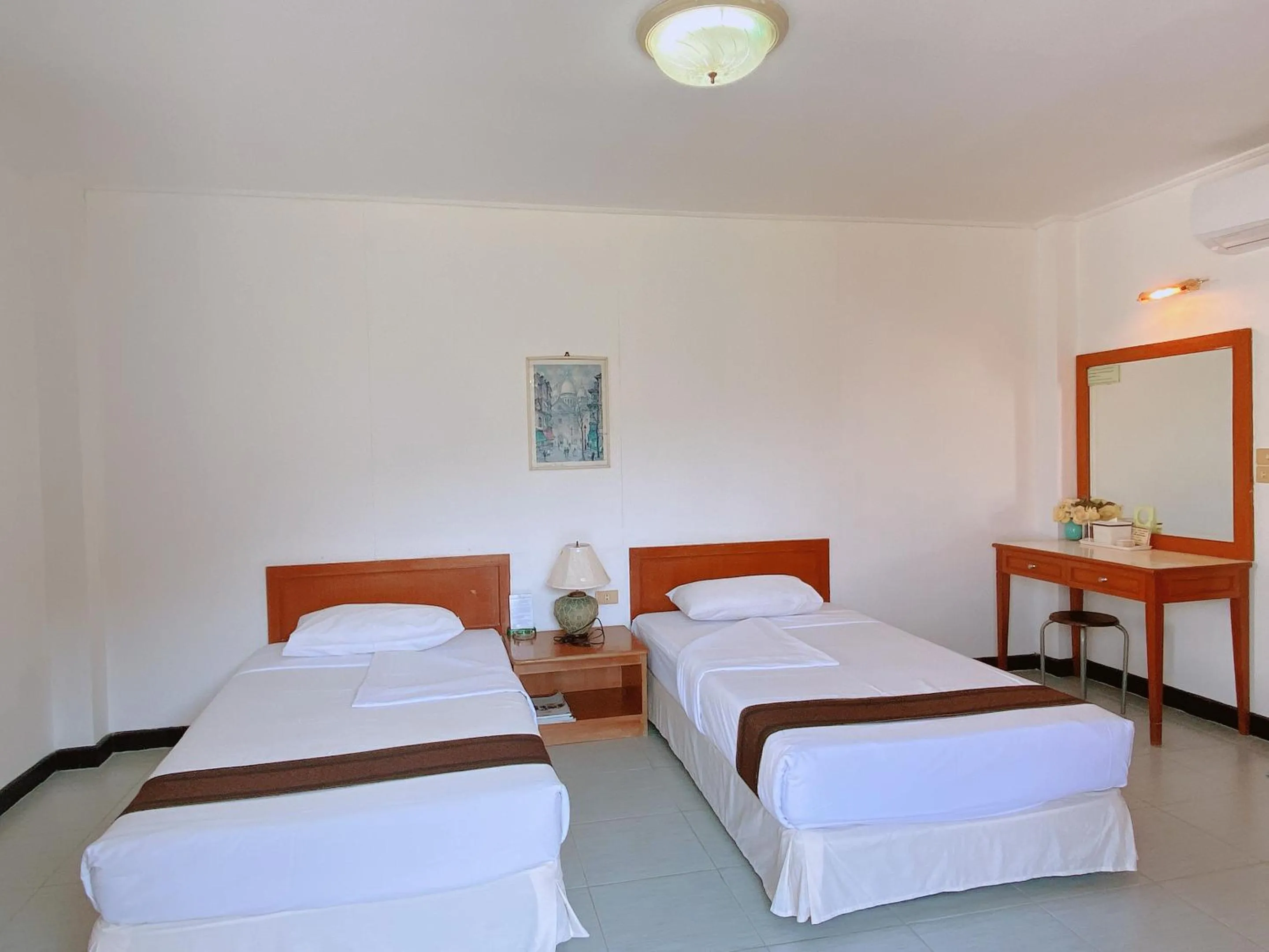 Bed in Korat Country Club Golf and Resort