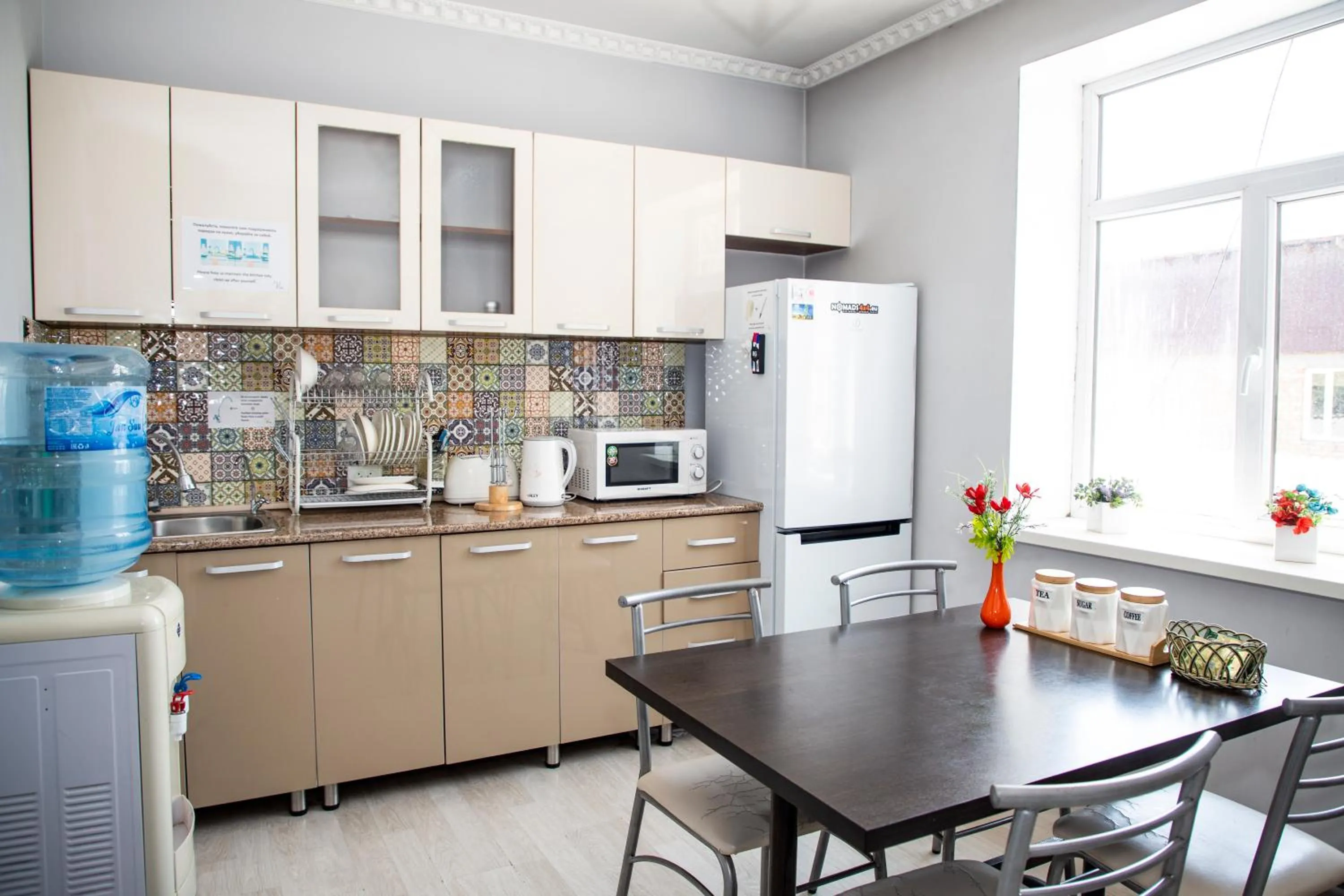 Kitchen or kitchenette in Viva Hotel