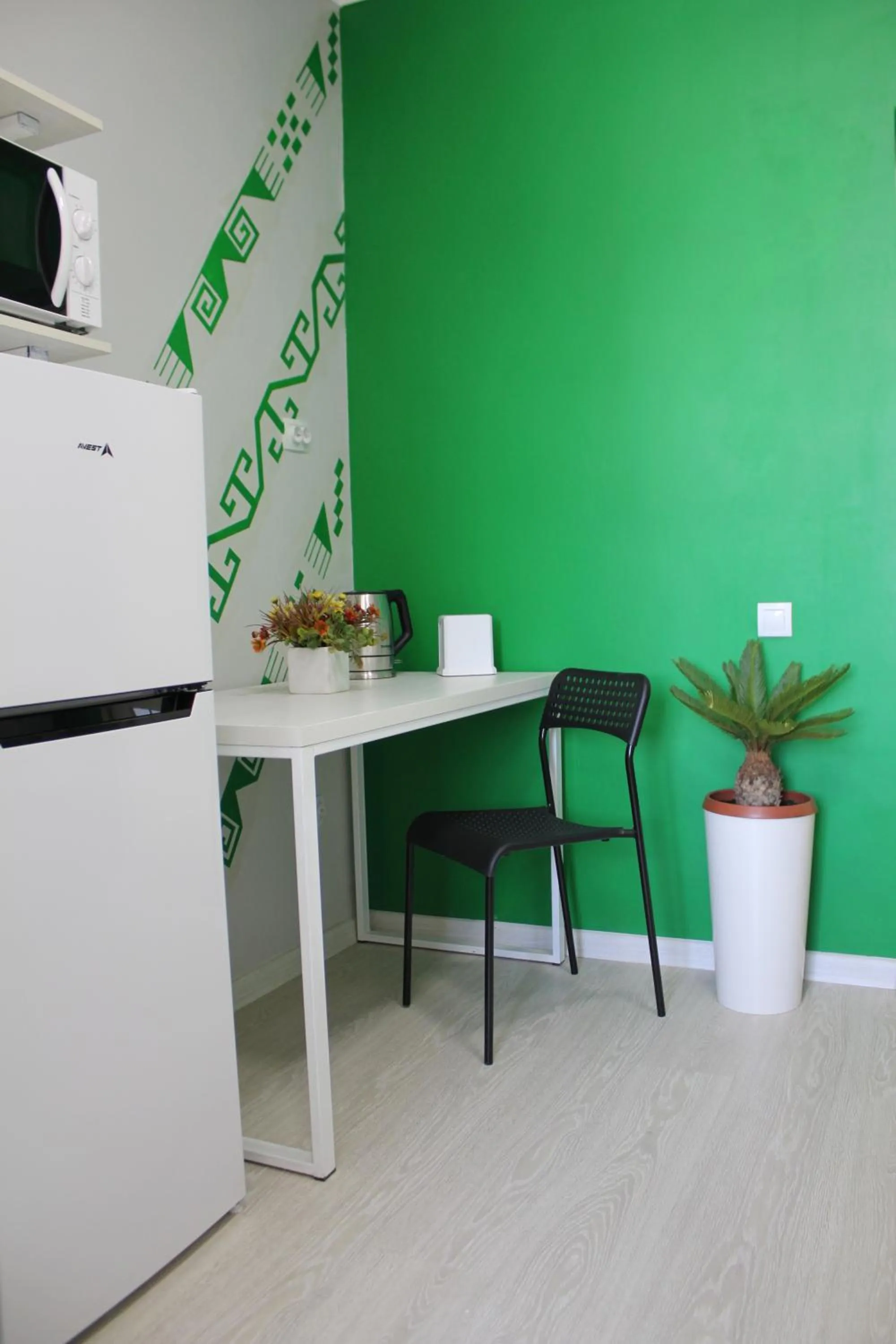 Kitchen or kitchenette in Viva Hotel