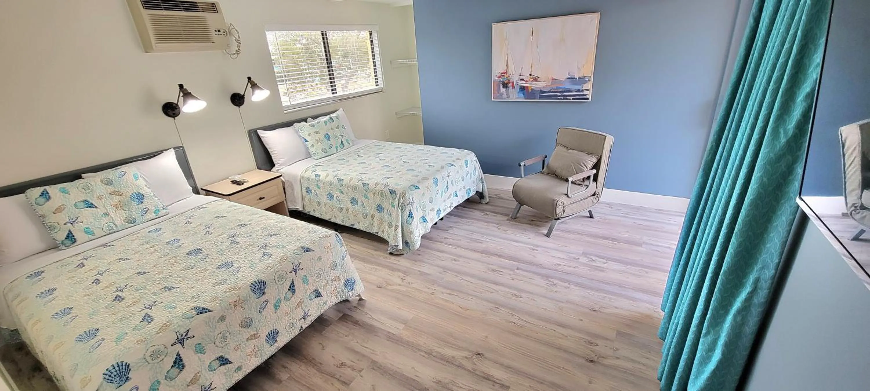 Bed in Satellite Motel