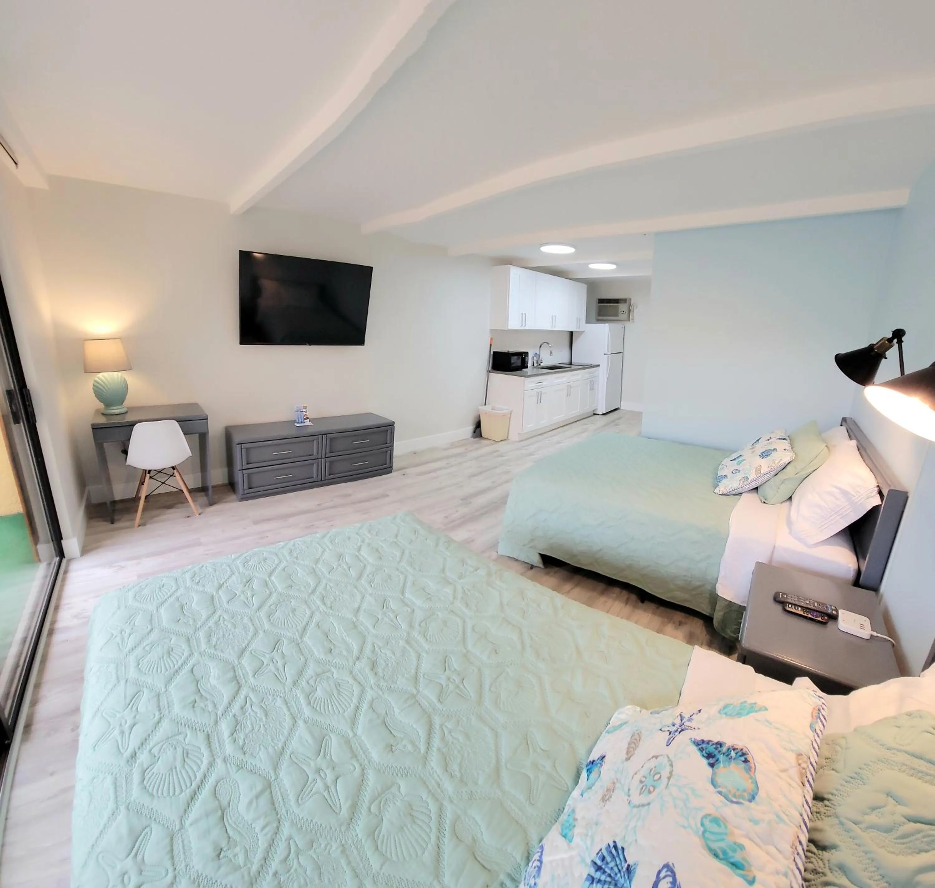 Bed in Satellite Motel