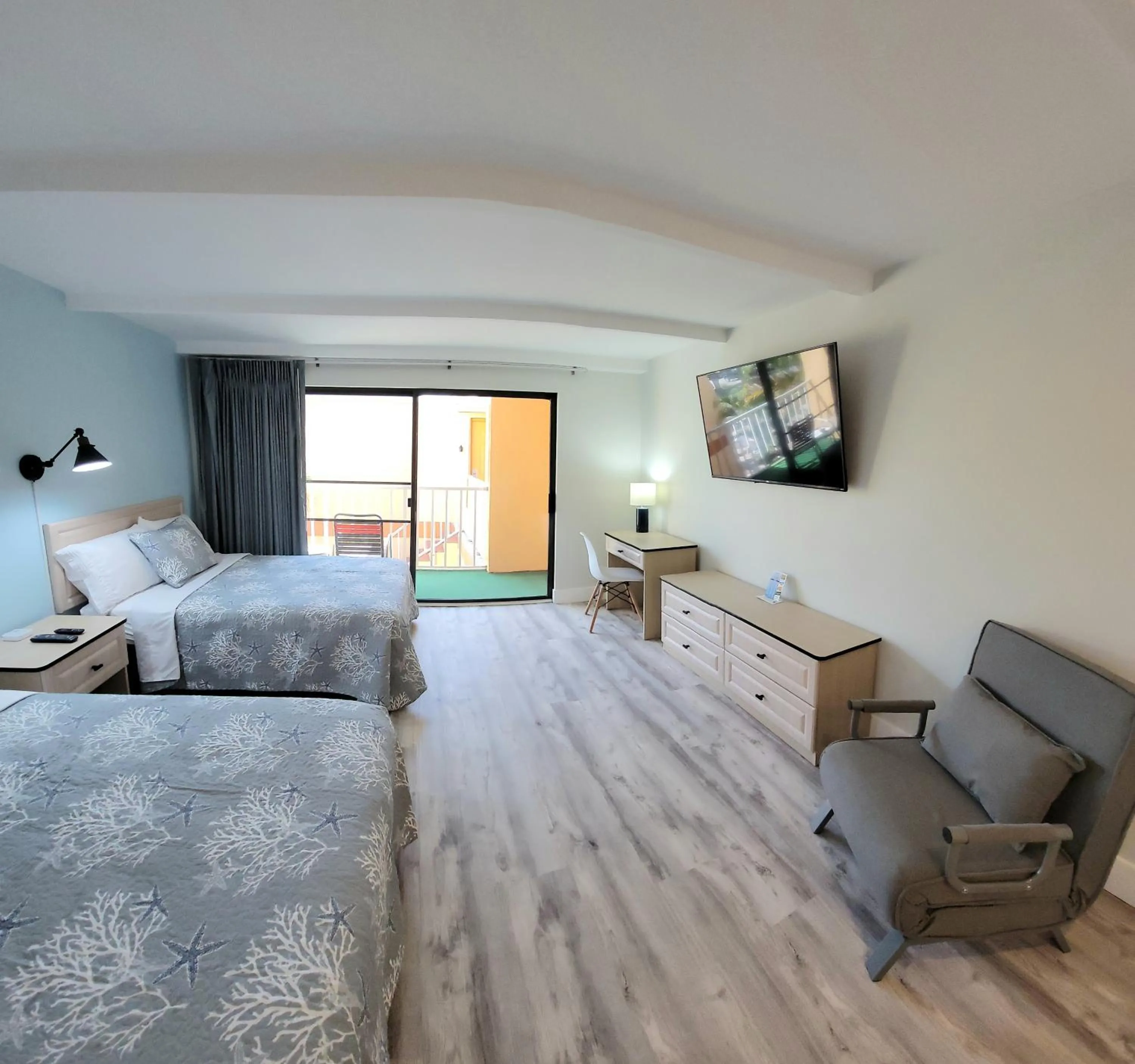 Bed in Satellite Motel