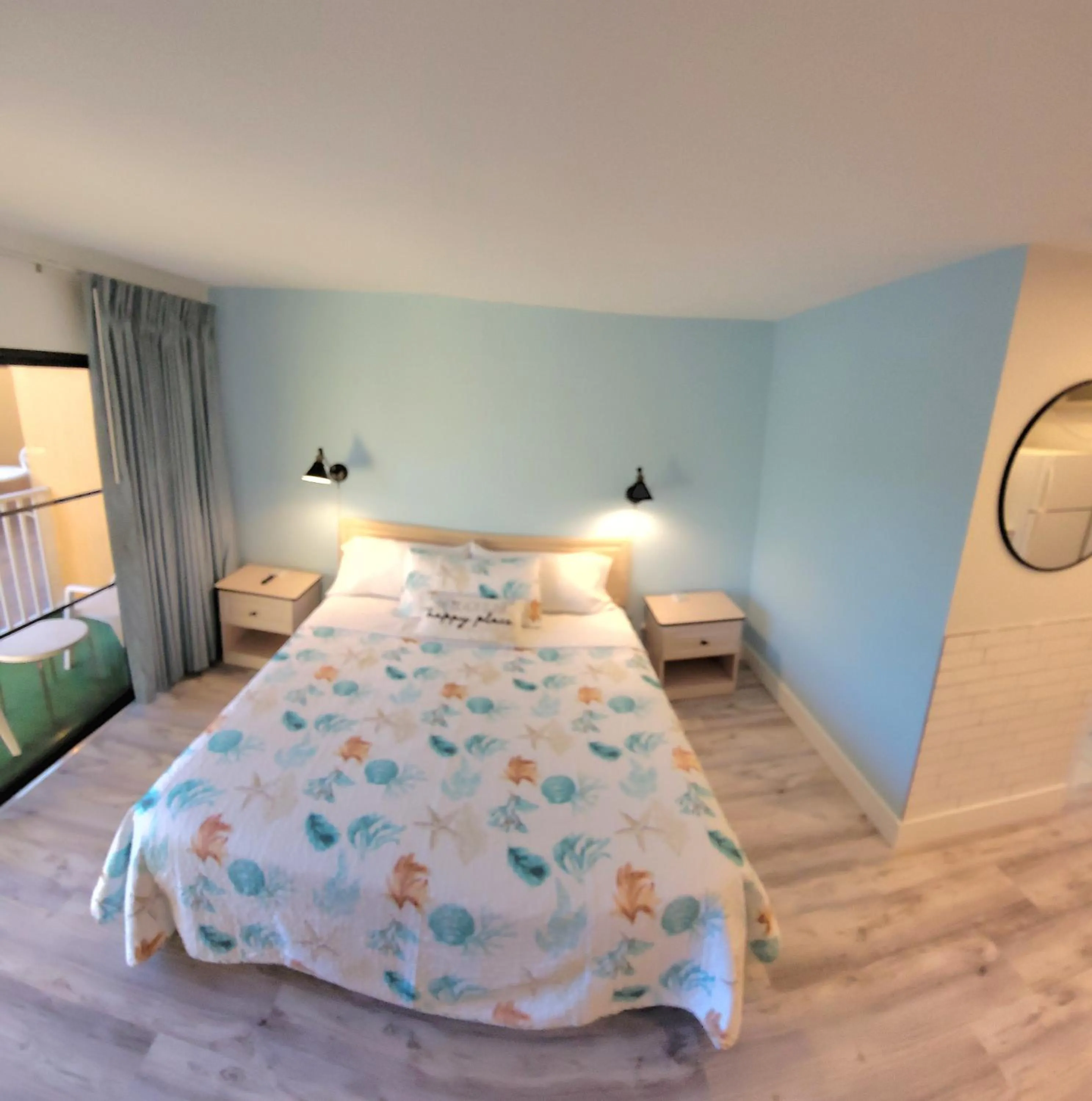 Bed in Satellite Motel