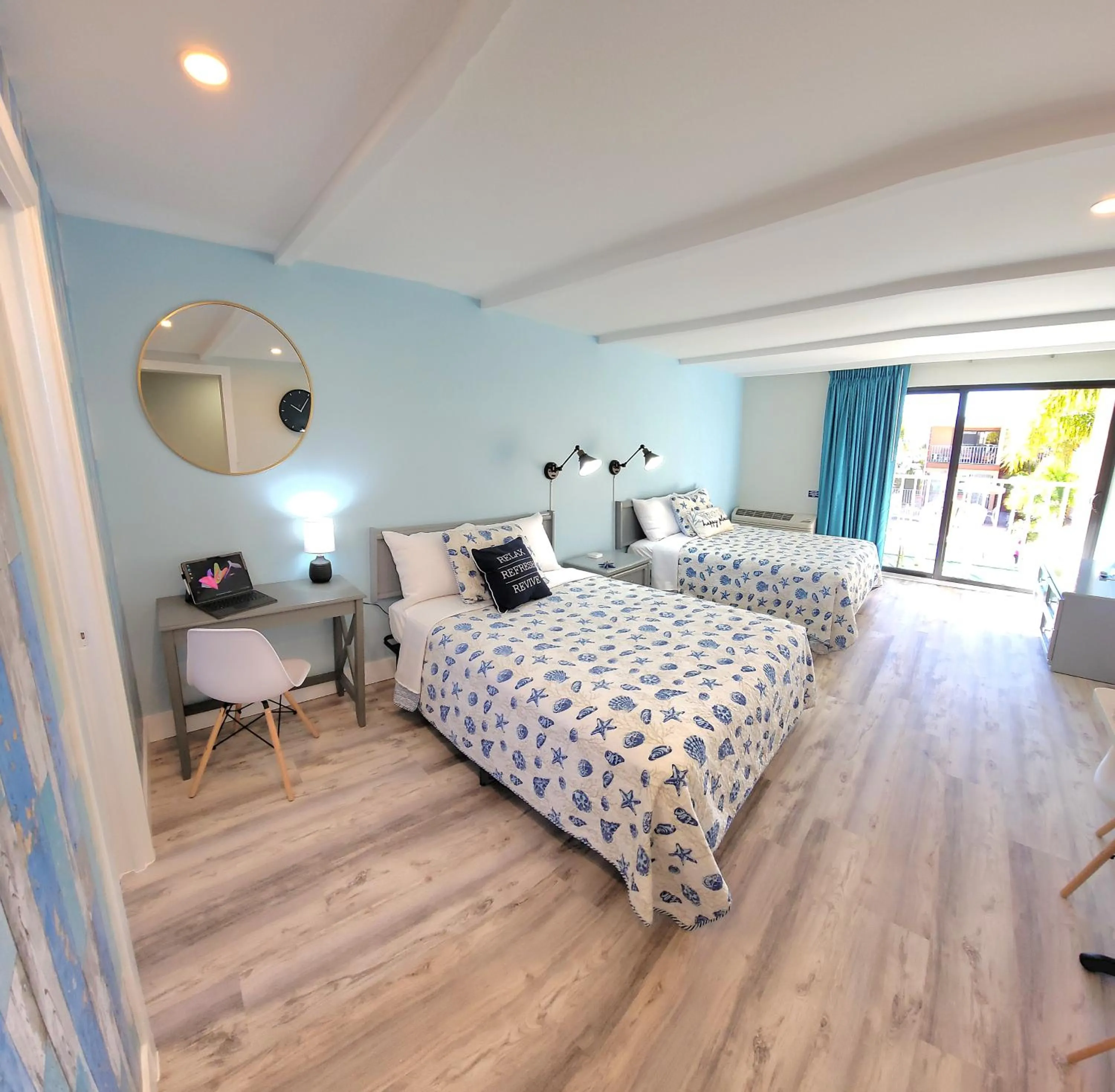 Bed in Satellite Motel