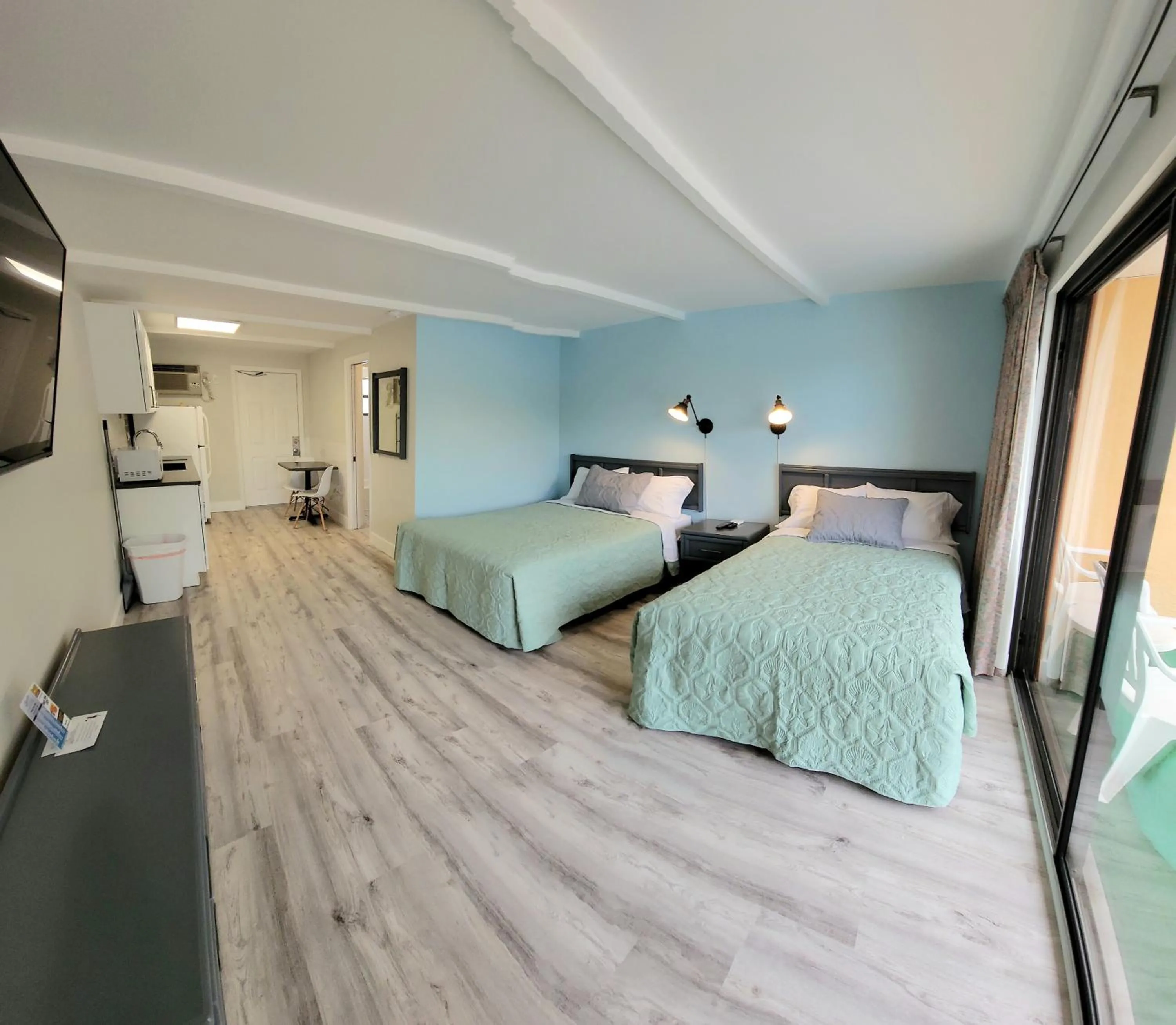 Bed in Satellite Motel