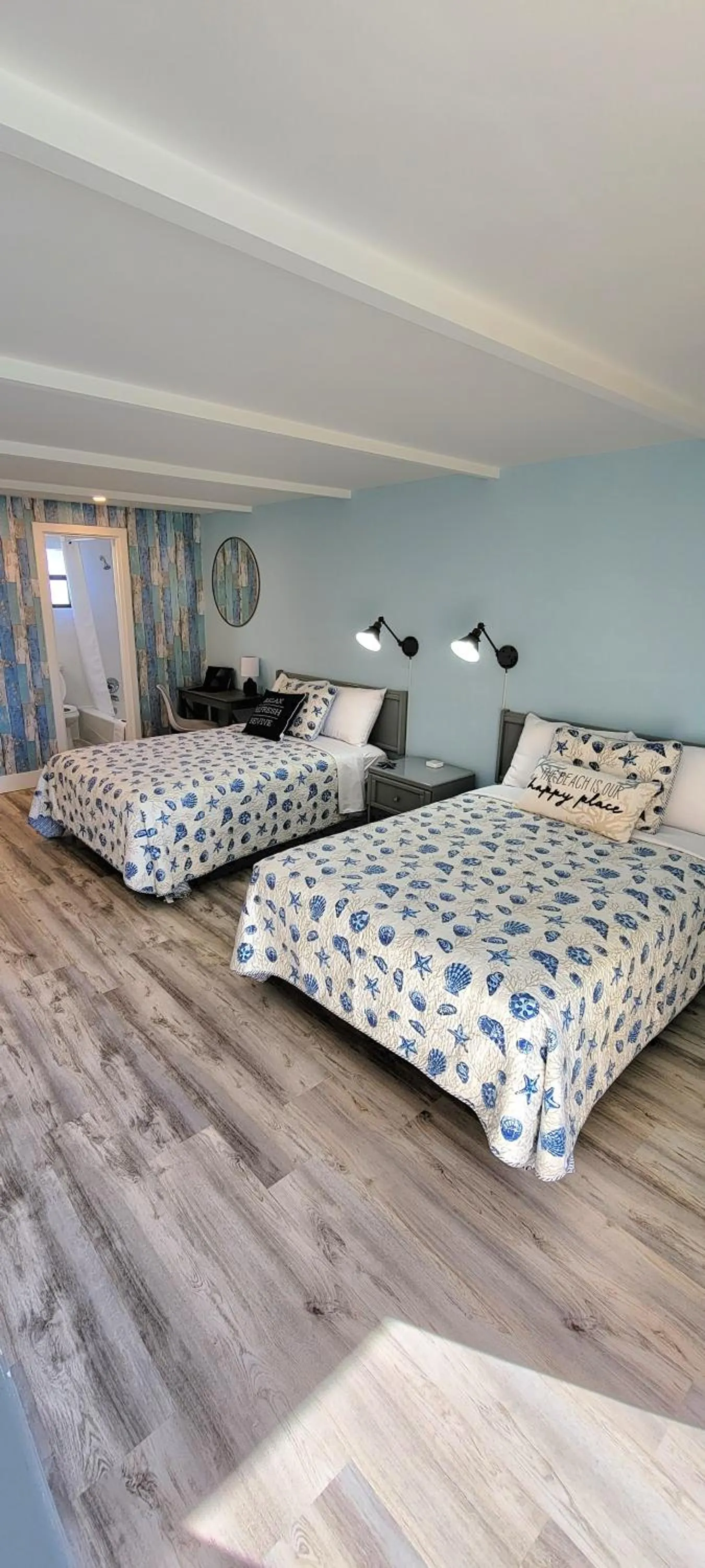 Bed in Satellite Motel