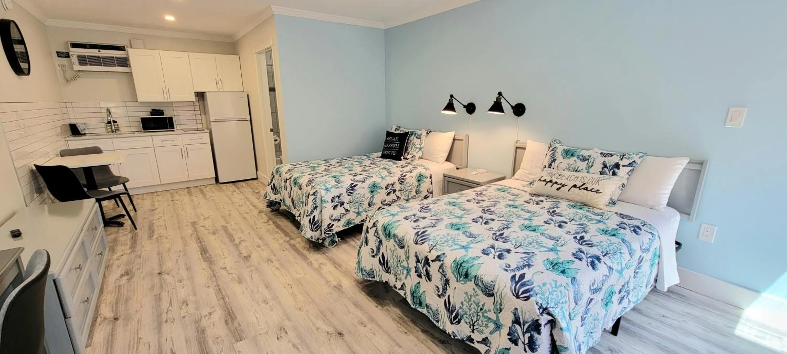 Bed in Satellite Motel