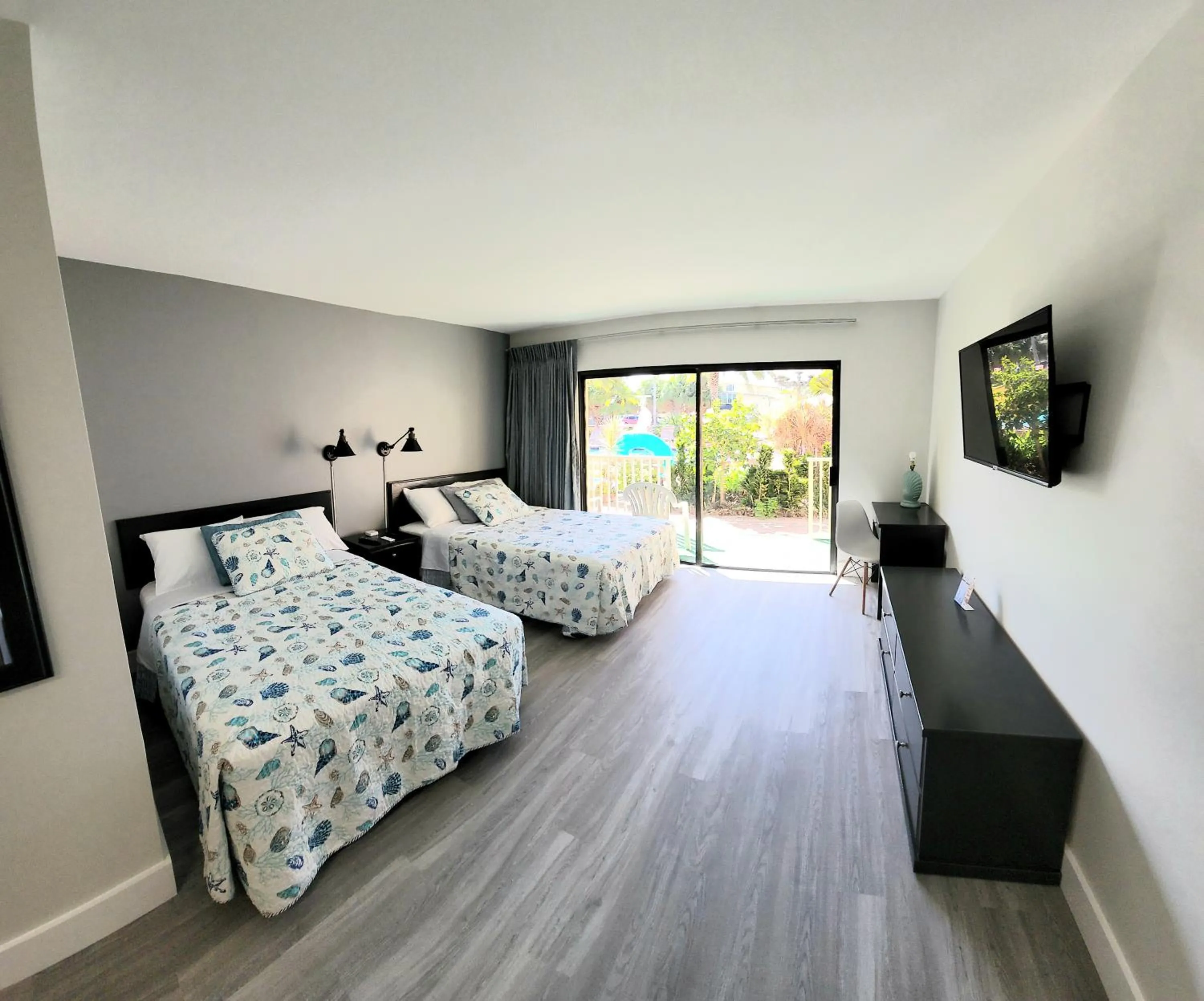 Bed in Satellite Motel