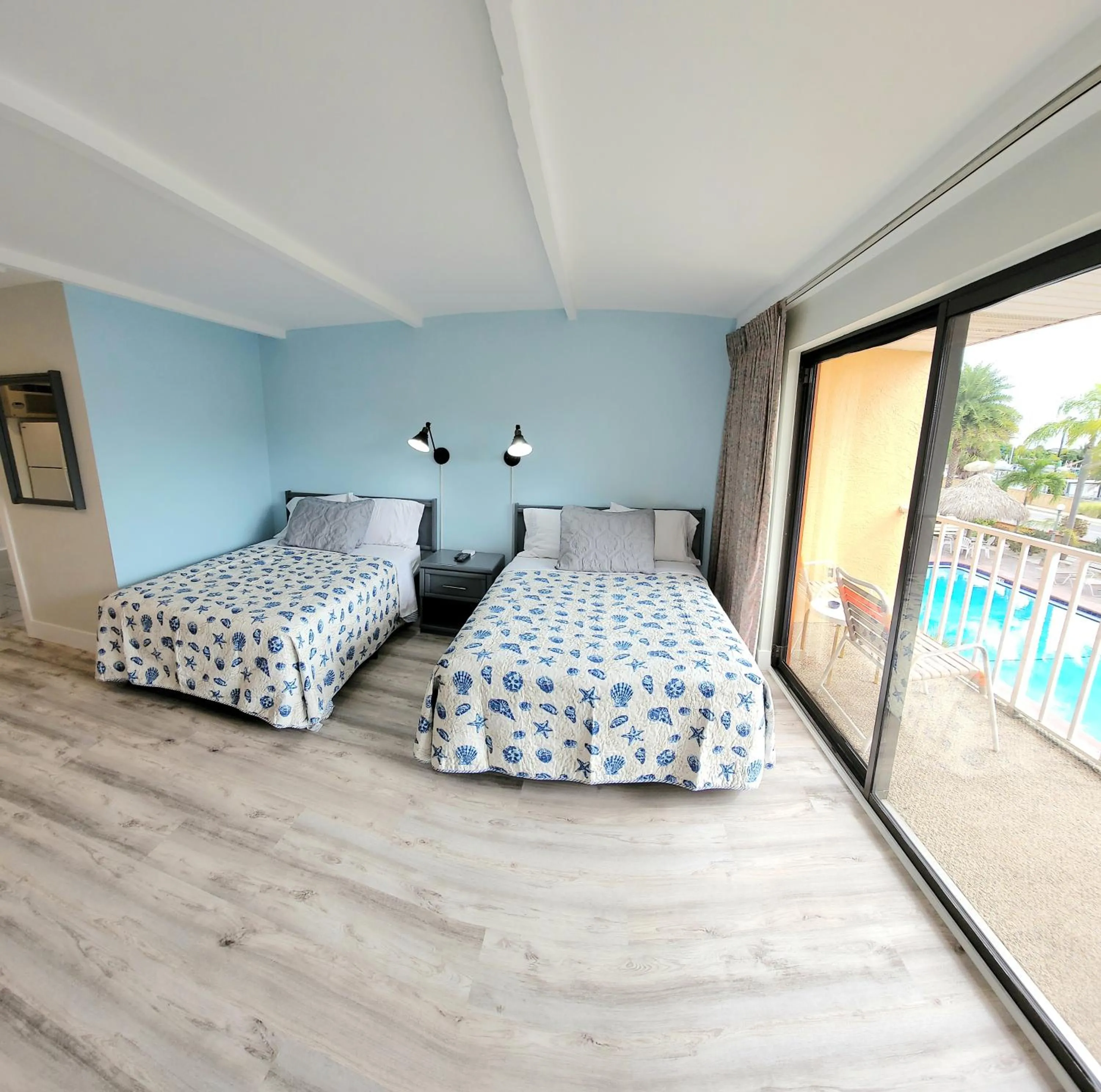 Bed in Satellite Motel