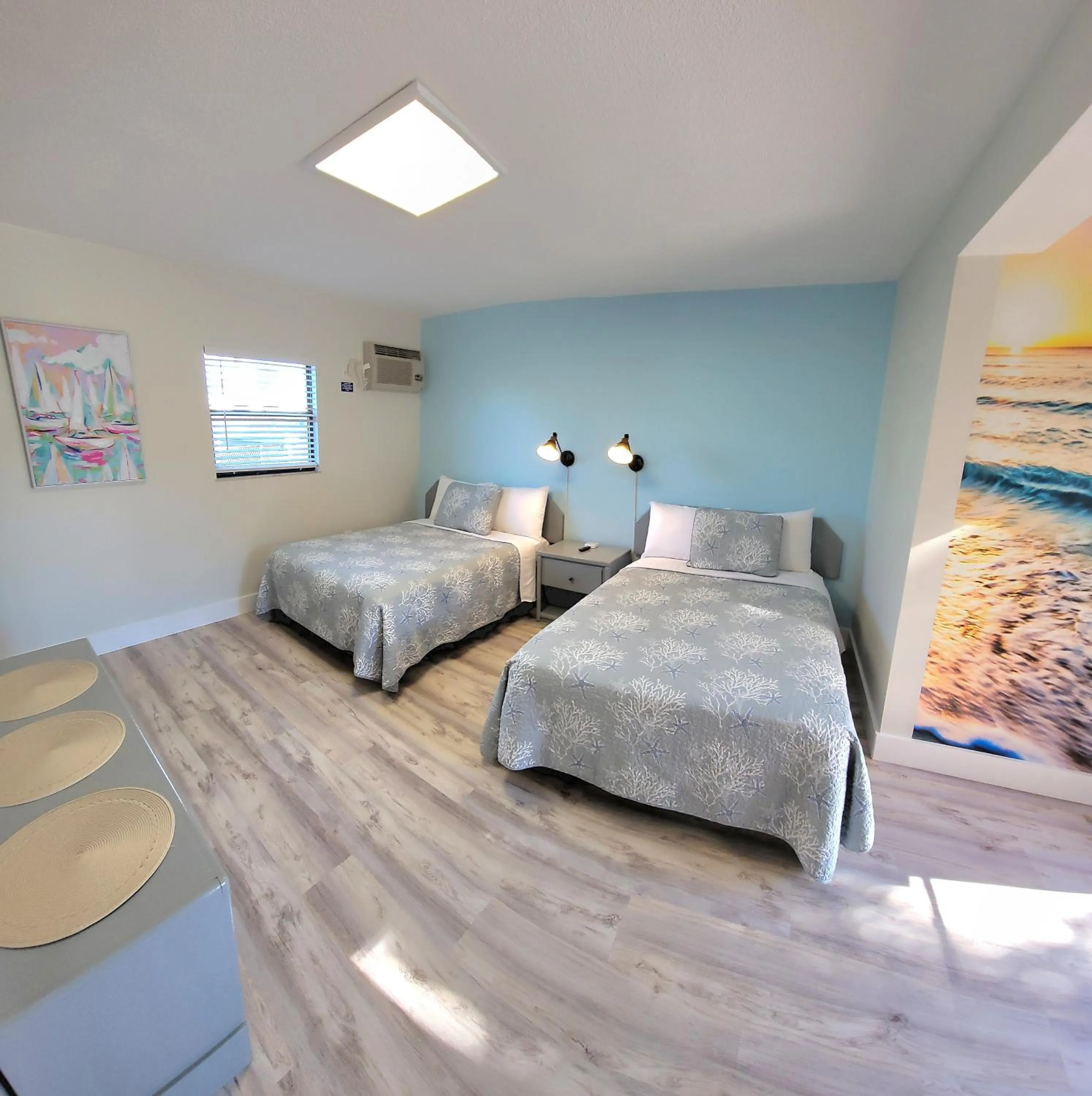 Bed in Satellite Motel