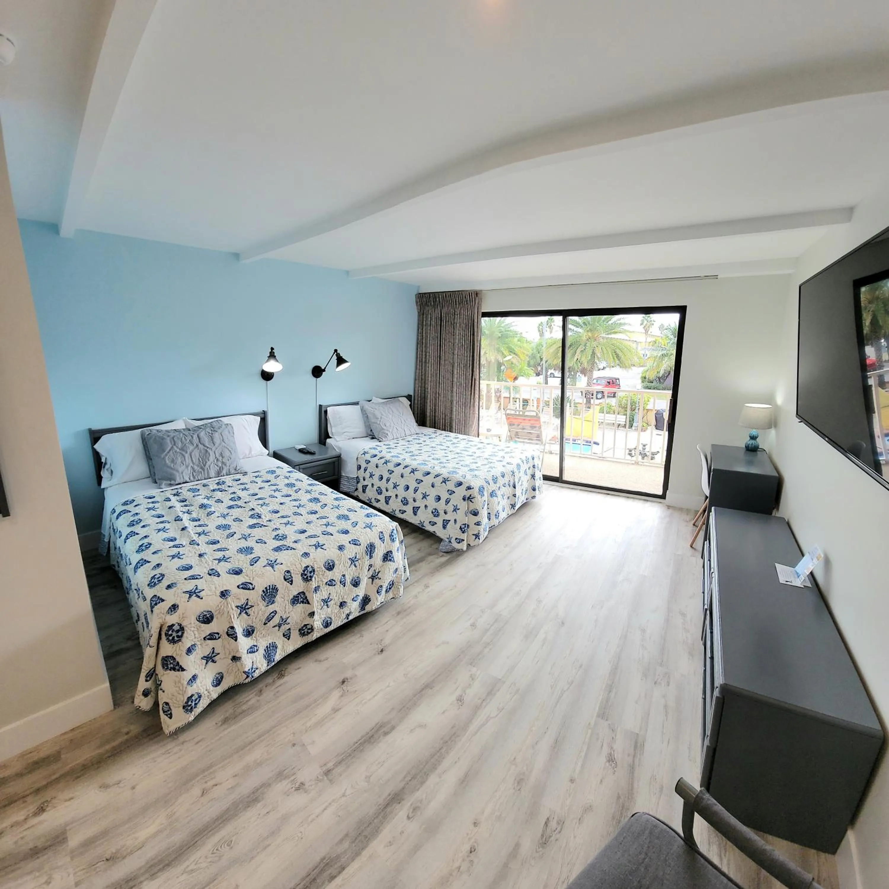 Bed in Satellite Motel