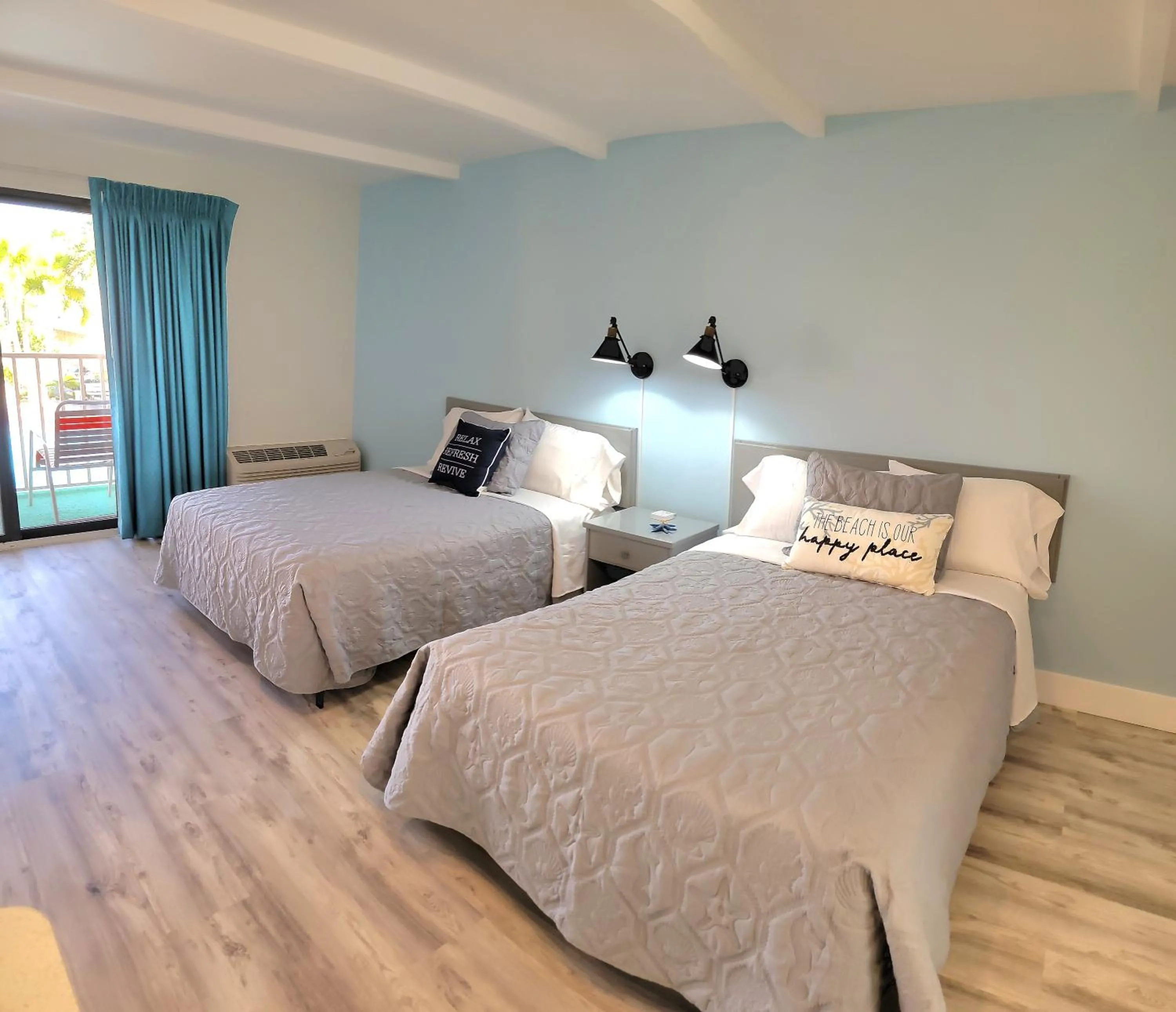Bed in Satellite Motel