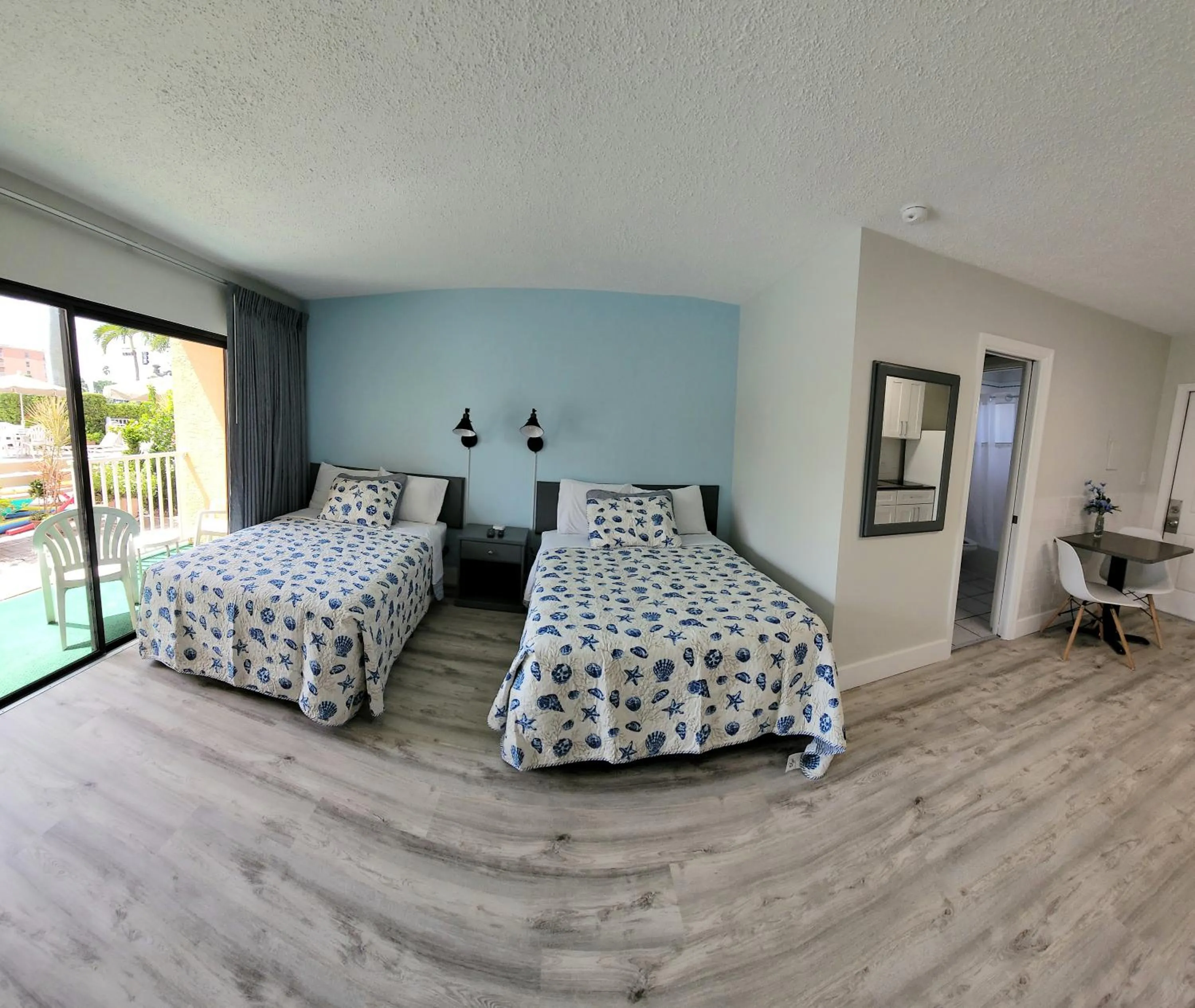 Bed in Satellite Motel