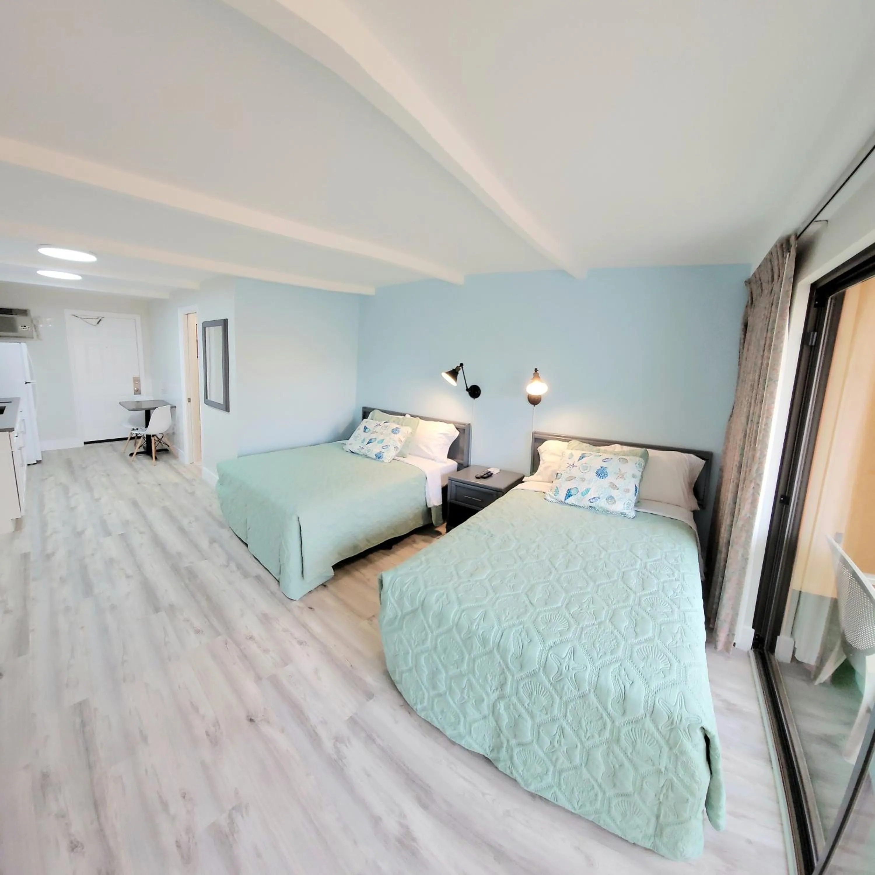 Bed in Satellite Motel