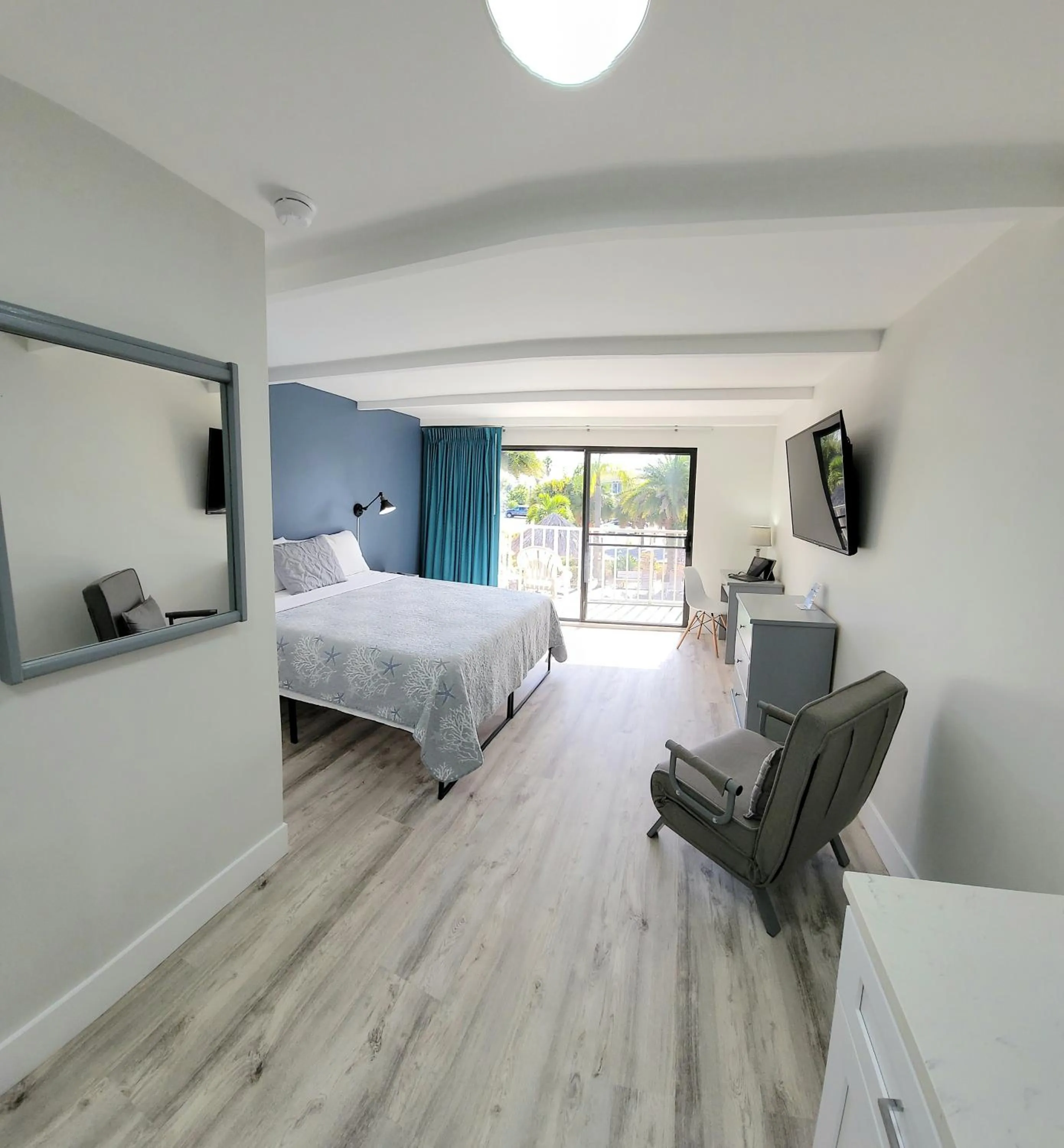 Bed in Satellite Motel