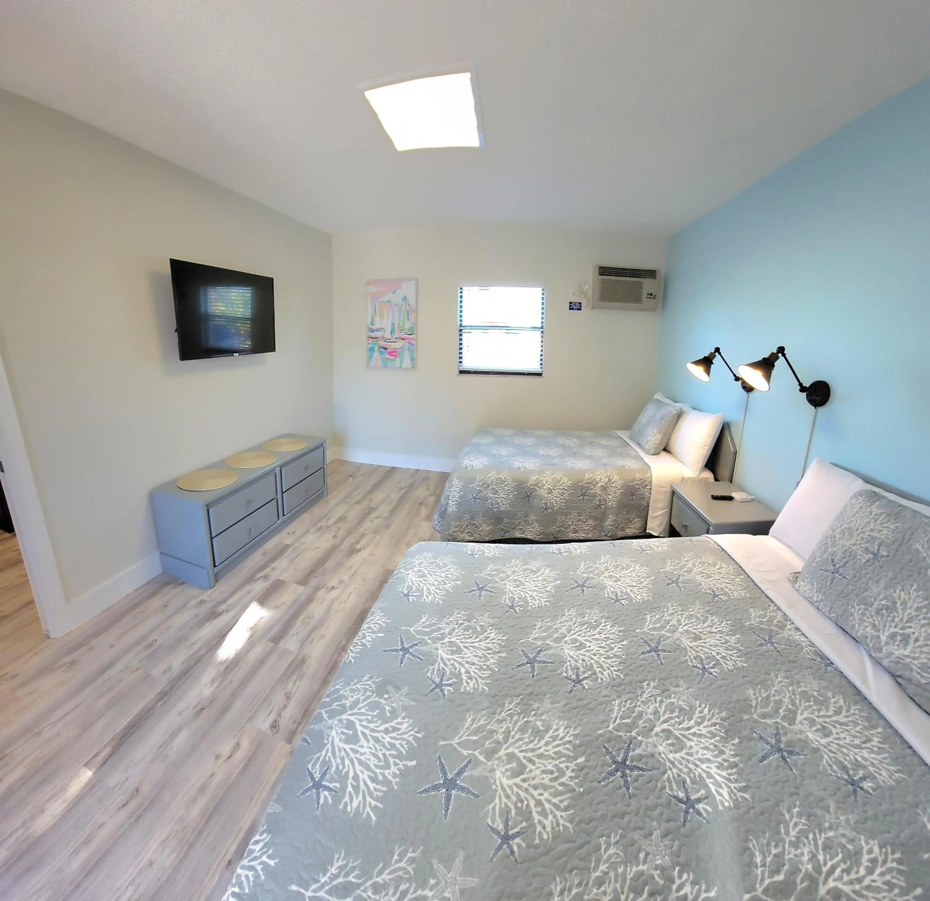 Bed in Satellite Motel