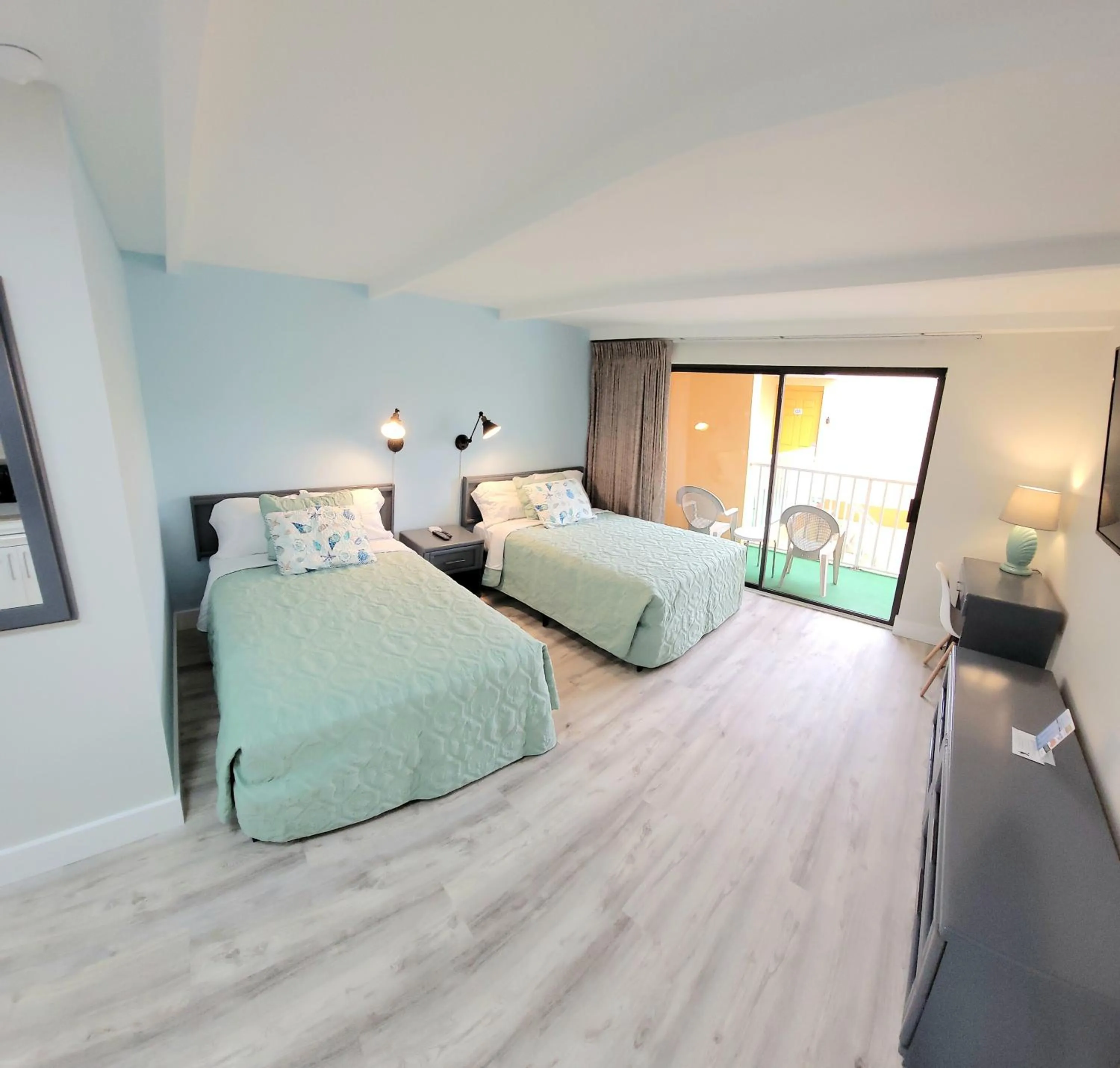 Bed in Satellite Motel